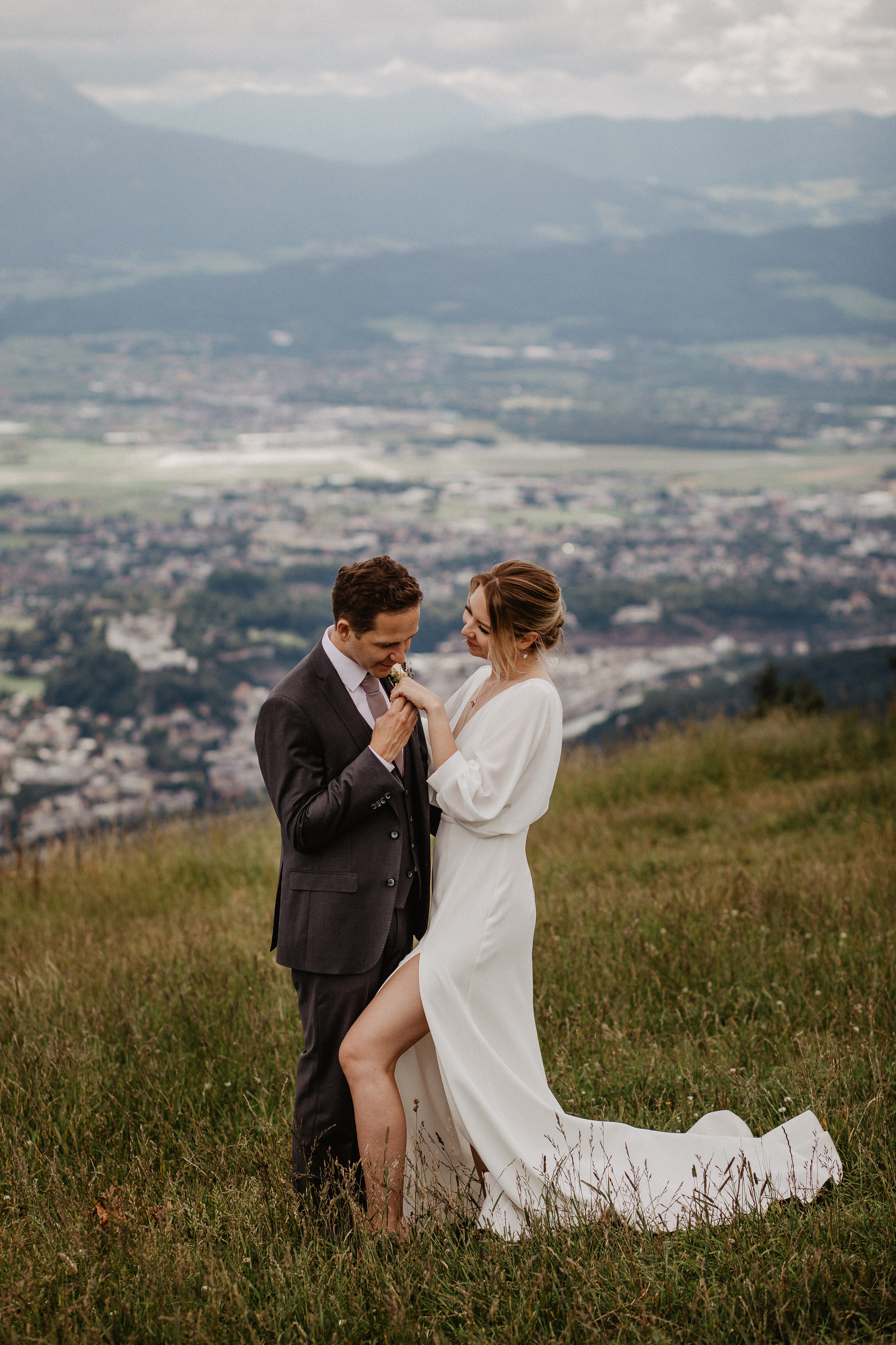 Intimate wedding in Salzburg Austria. Iceland elopement photographer & videographer