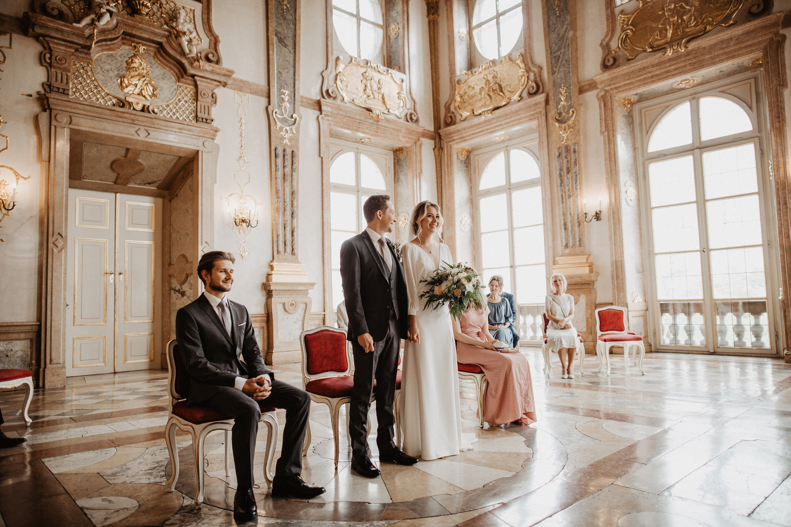Intimate wedding in Salzburg Austria. Iceland elopement photographer & videographer