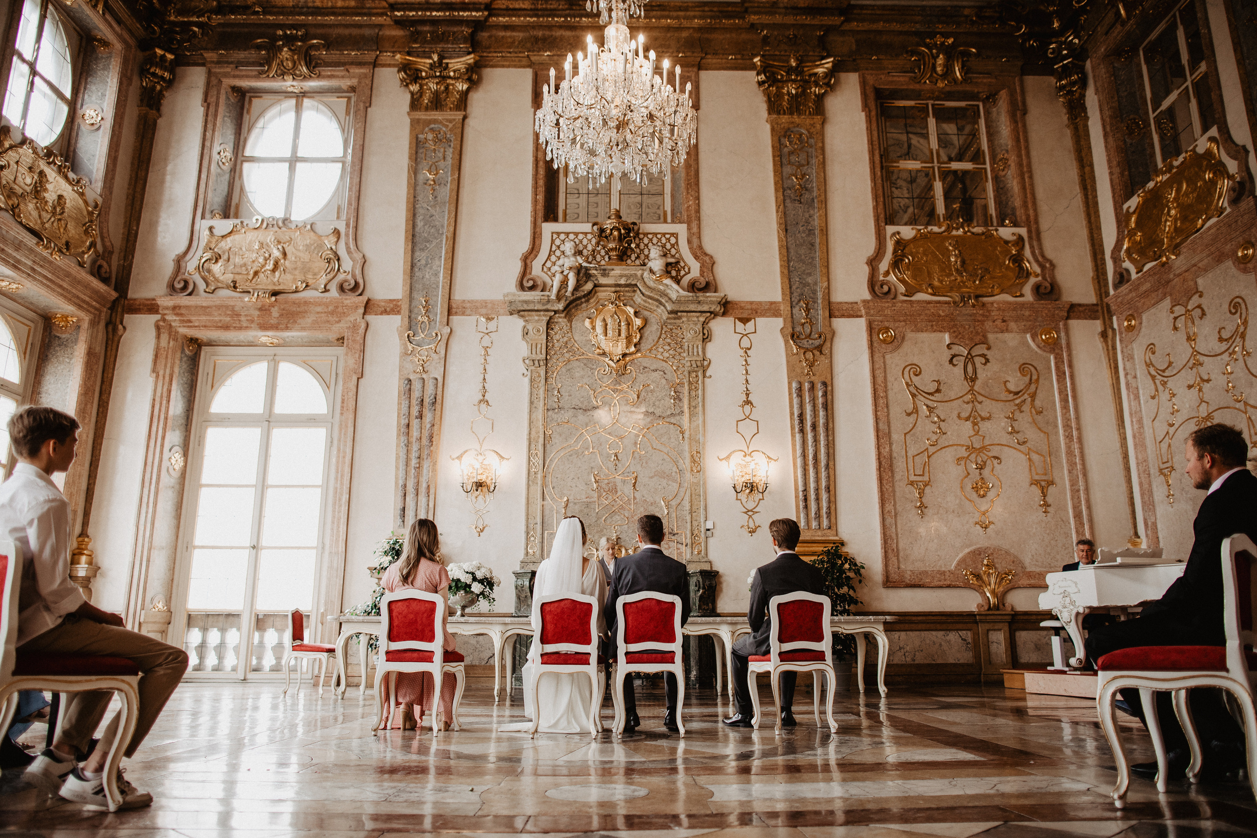 Intimate wedding in Salzburg Austria. Iceland elopement photographer & videographer