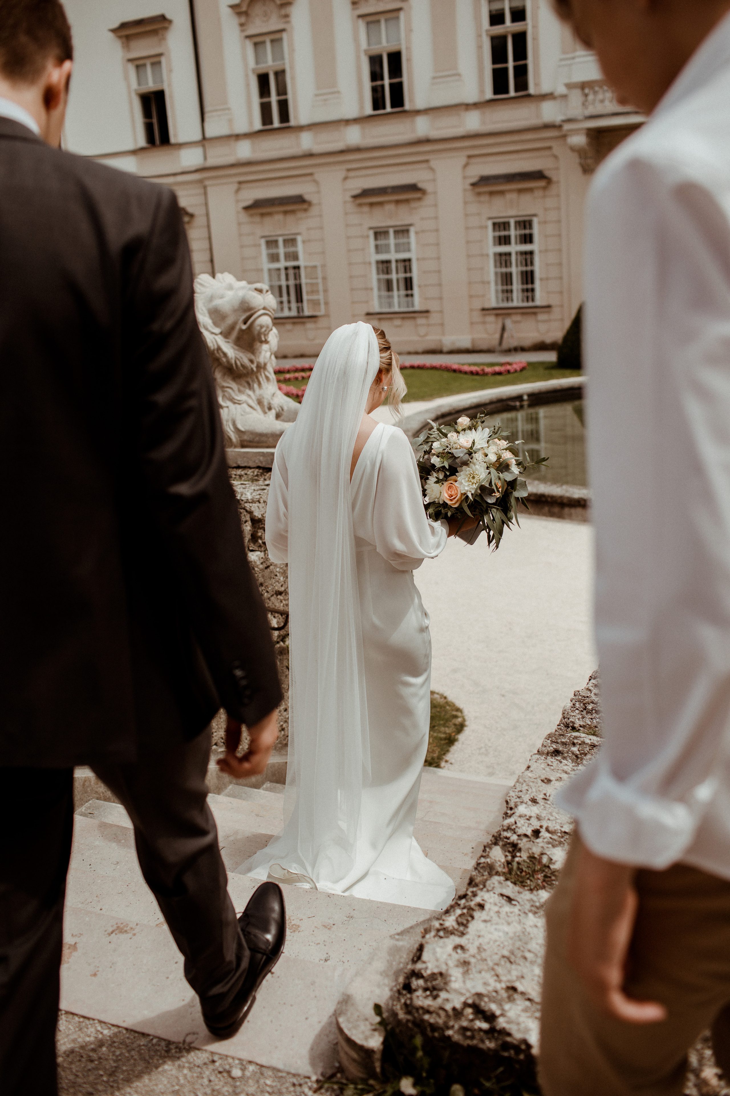 Intimate wedding in Salzburg Austria. Iceland elopement photographer & videographer