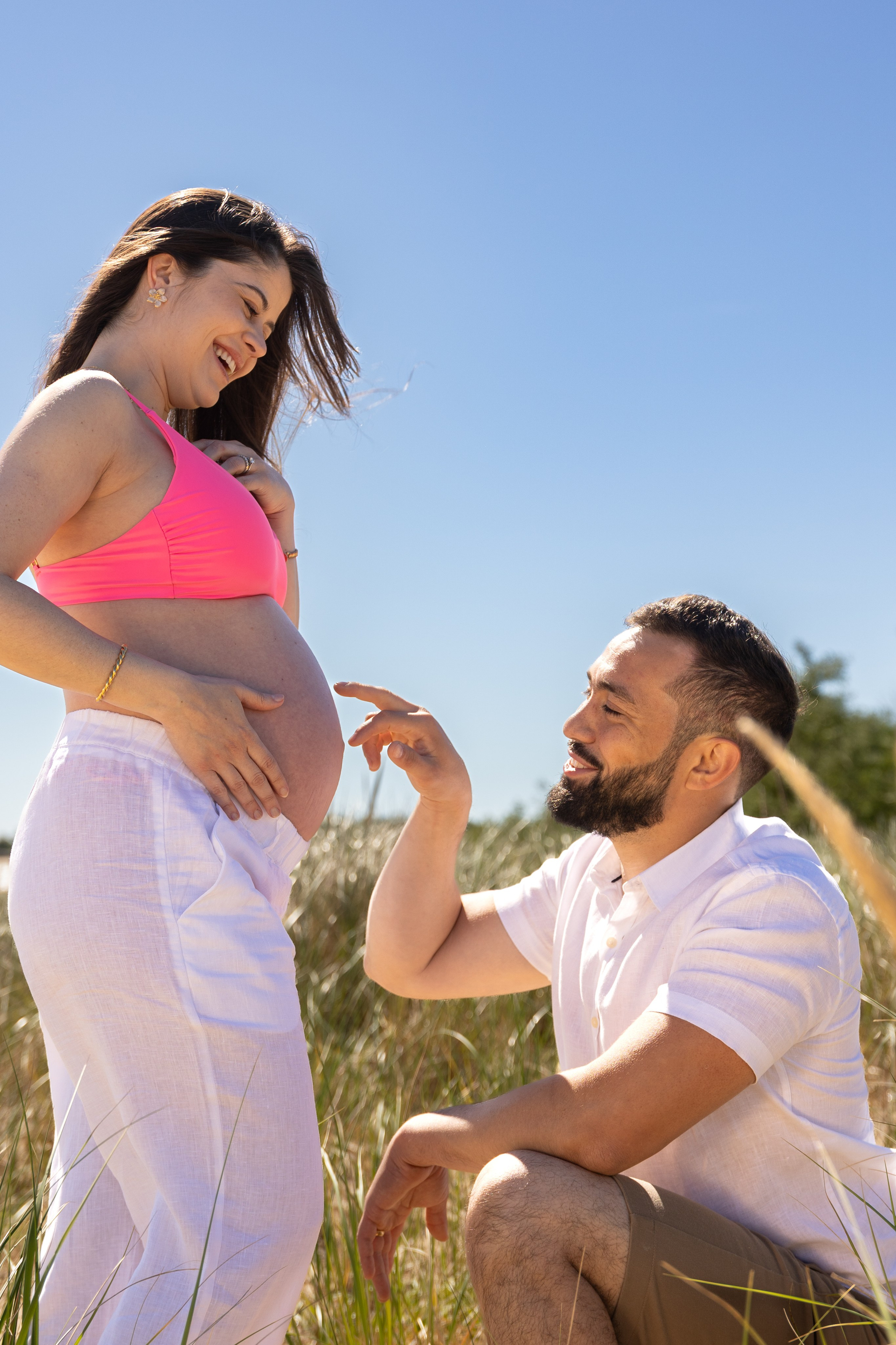 Beachside Maternity at Ideal Beach, NJ. Family, lifestyle, and commercial photography in New York and New Jersey