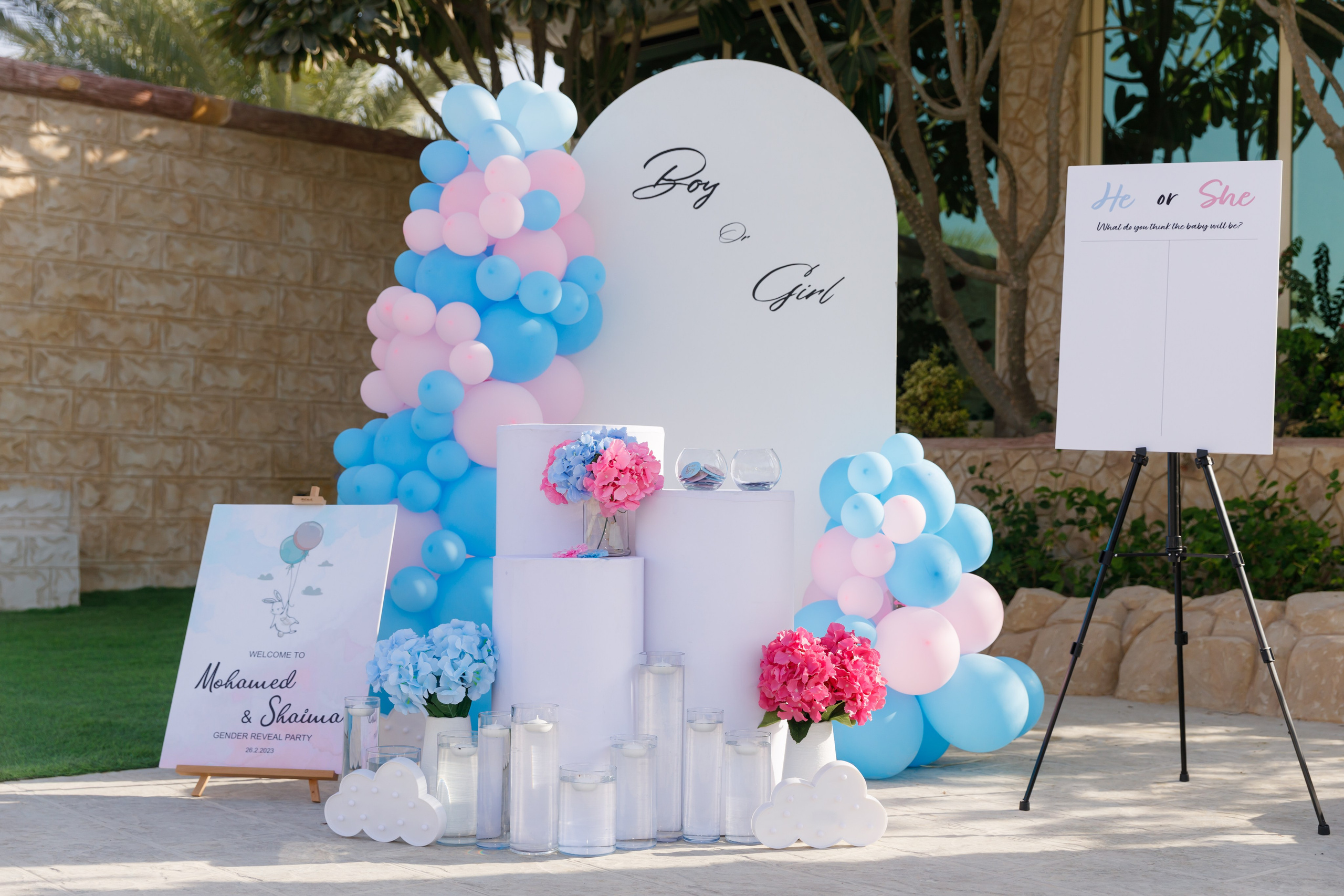 M&A arabic baby gender. Photographer Anna Curly | Weddings and Events in Dubai