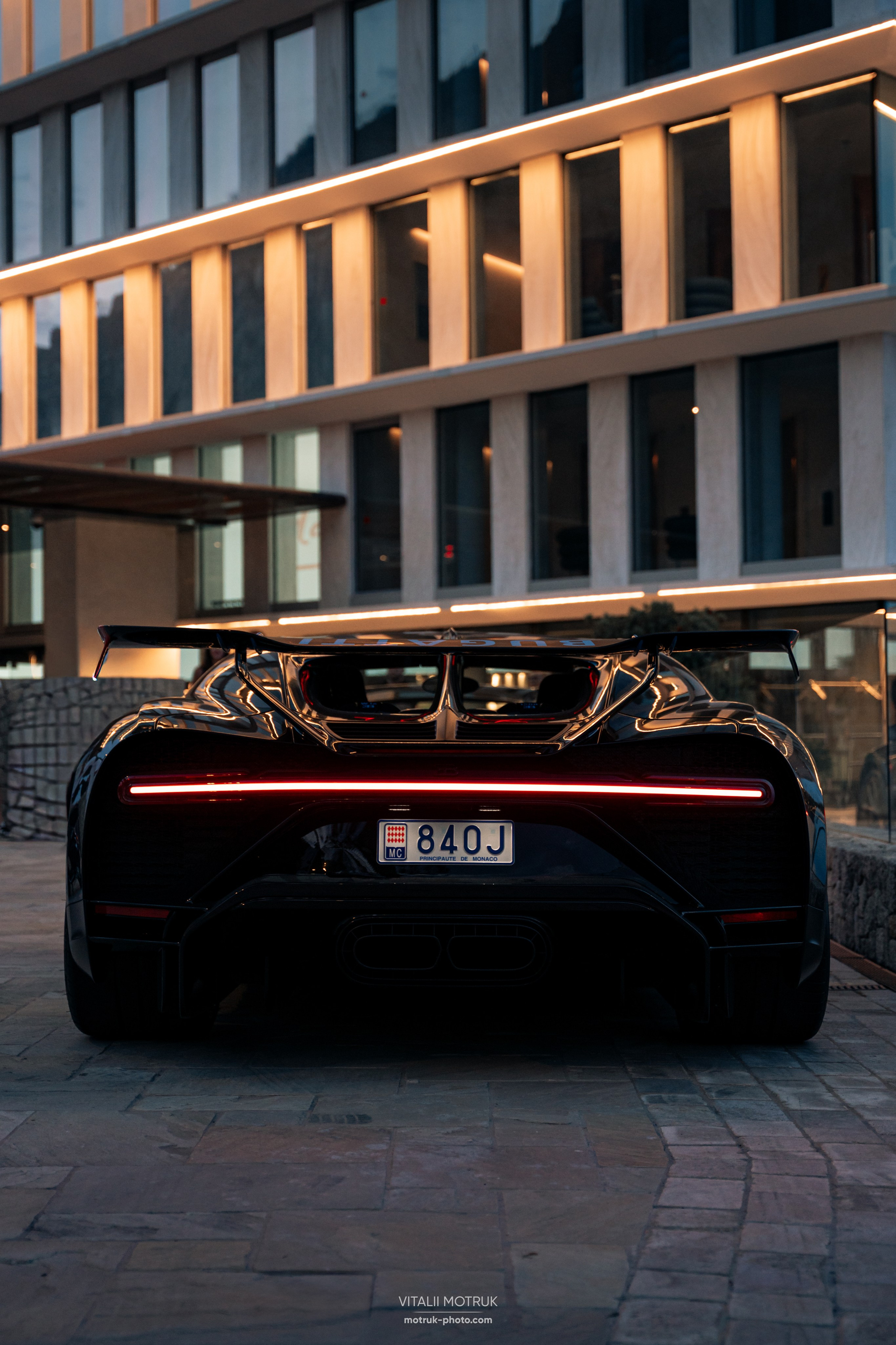 Bugatti Chiron. Photographe de voitures à Paris — Vitalii Motruk