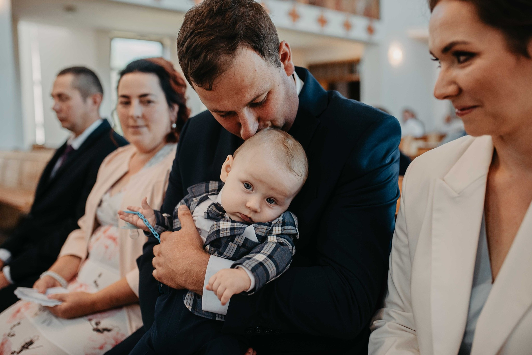 Chrzest Święty Franciszka. Dominika Strachacka Fotografia | Fotograf ślubny i rodzinny Opole Lubelskie Lublin