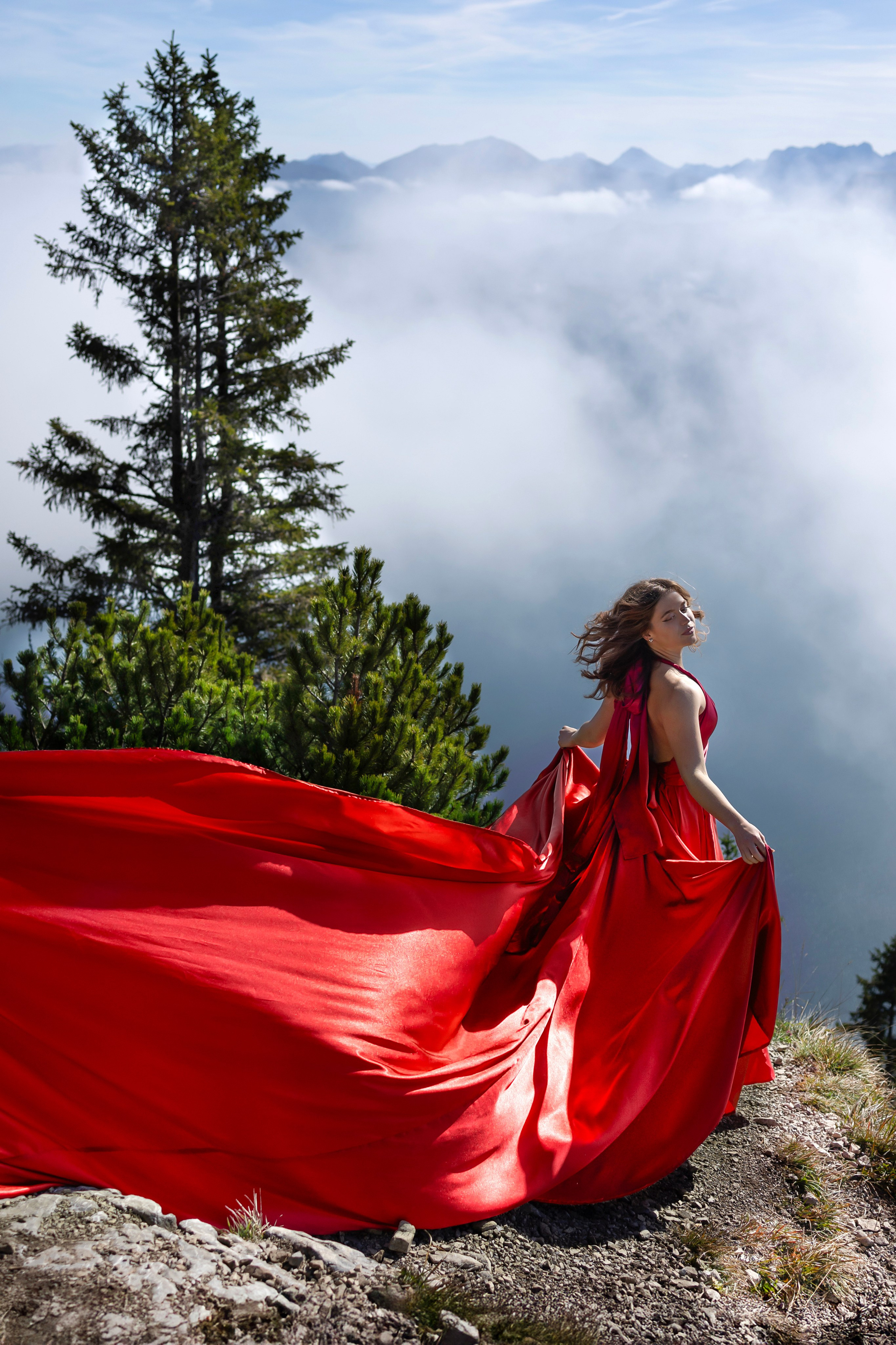 Shooting in the mountains. Photographer in Munich