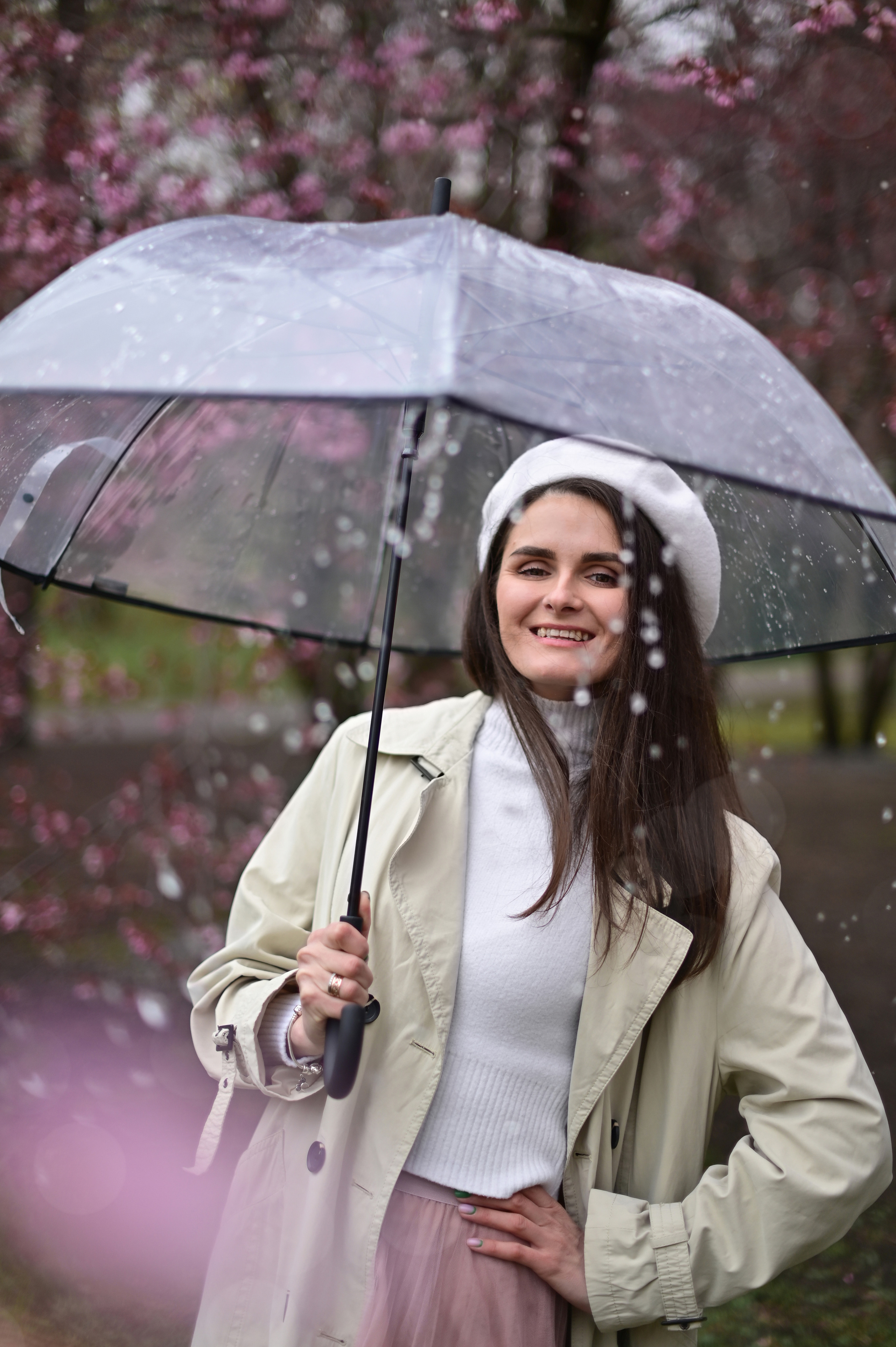 Сакура в дождь. Вероника. Детский и семейный фотограф в финляндии дина пулкка. контент фотограф