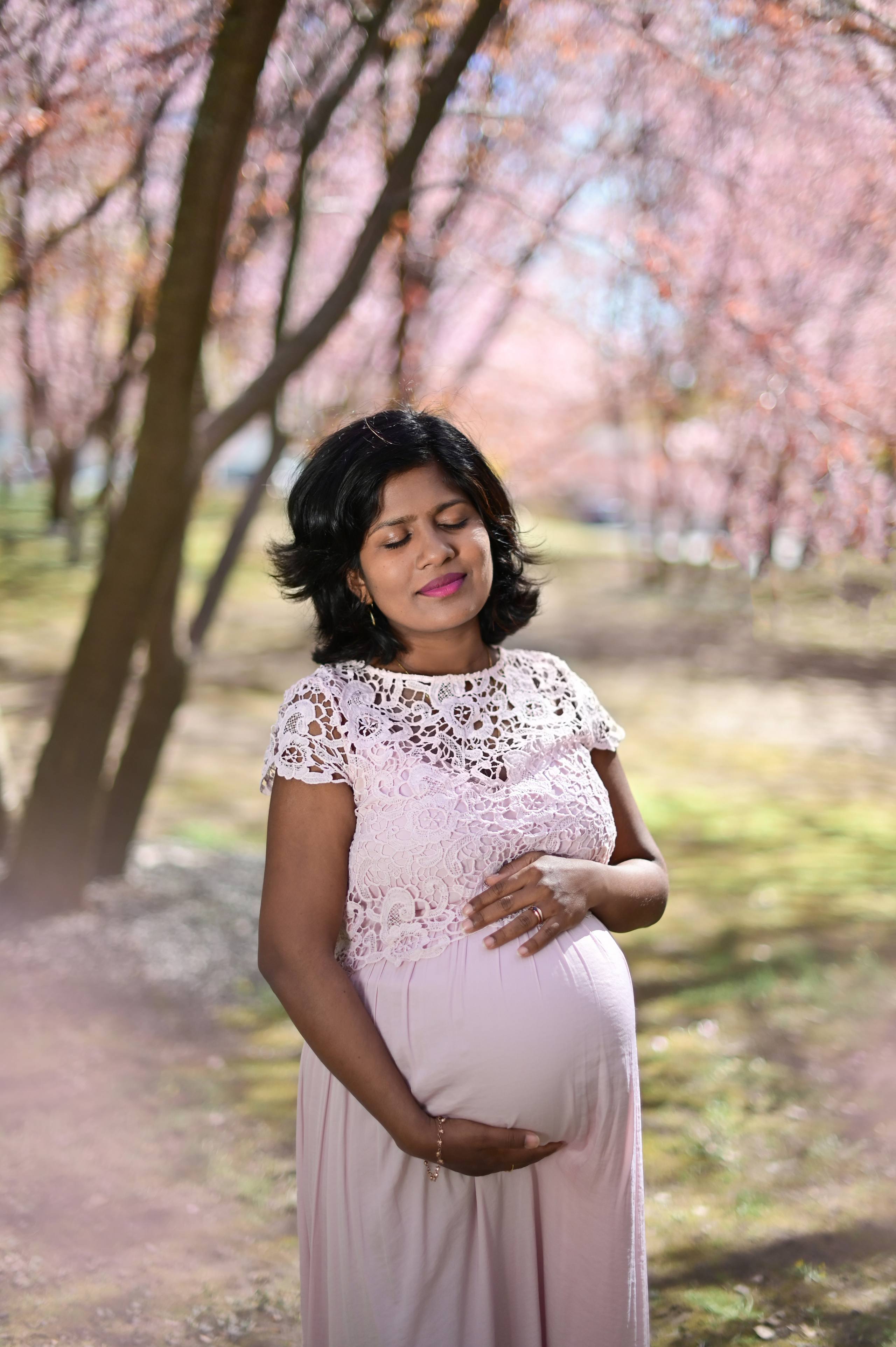 Сакура. Семейная съёмка + в ожидании. Детский и семейный фотограф в финляндии дина пулкка. контент фотограф