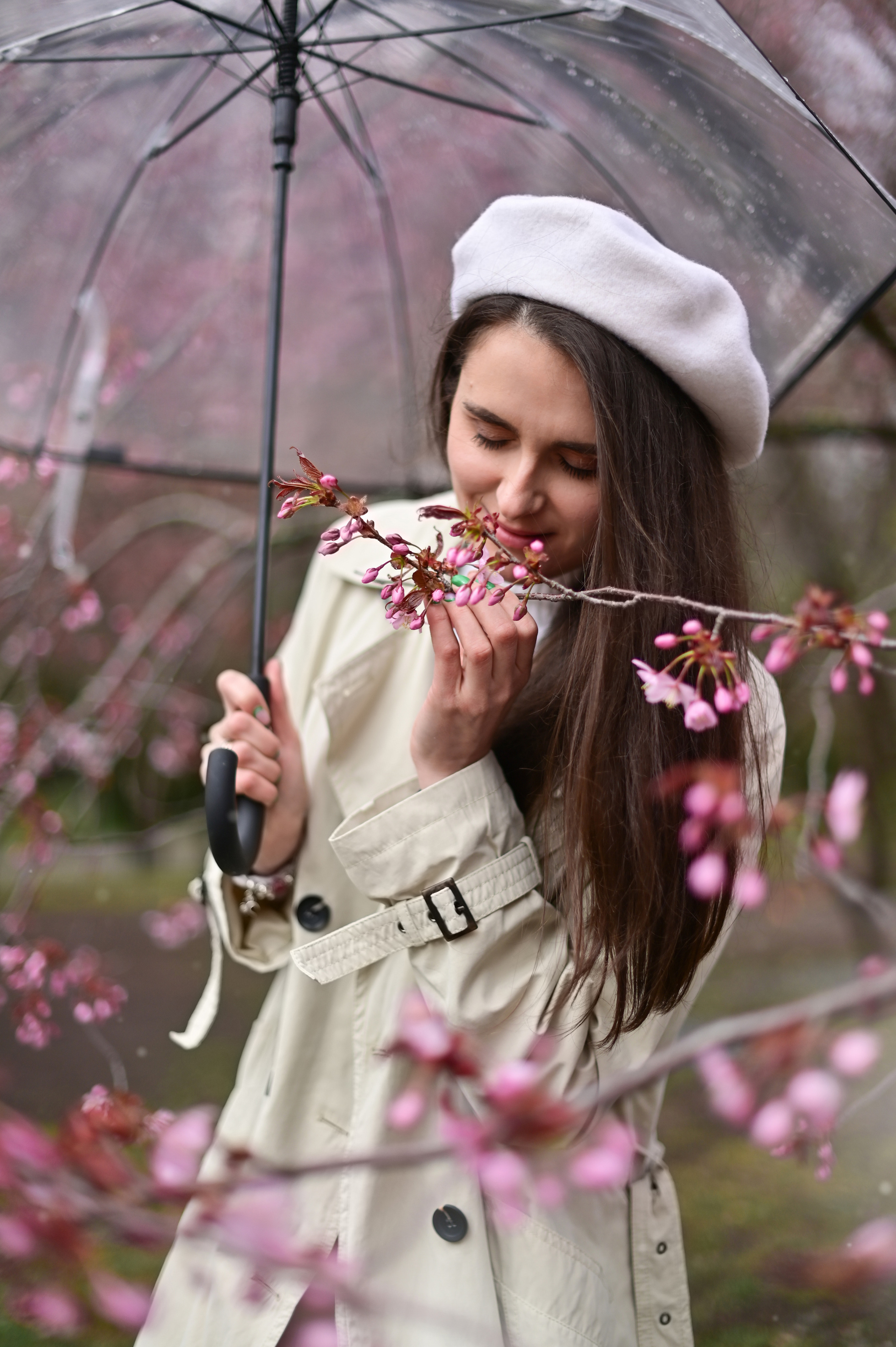 Сакура в дождь. Вероника. Детский и семейный фотограф в финляндии дина пулкка. контент фотограф