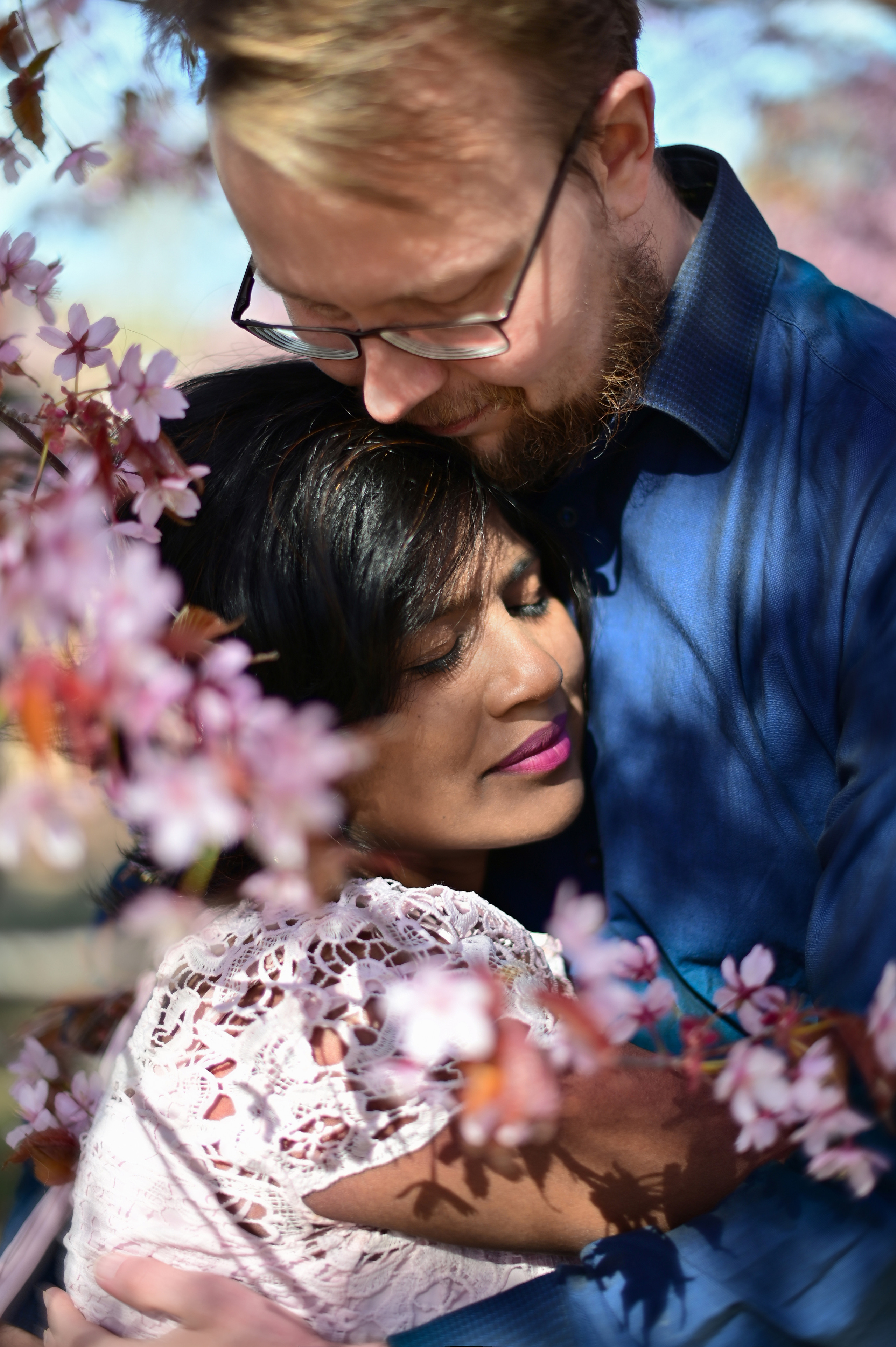 Сакура. Семейная съёмка + в ожидании. Детский и семейный фотограф в финляндии дина пулкка. контент фотограф