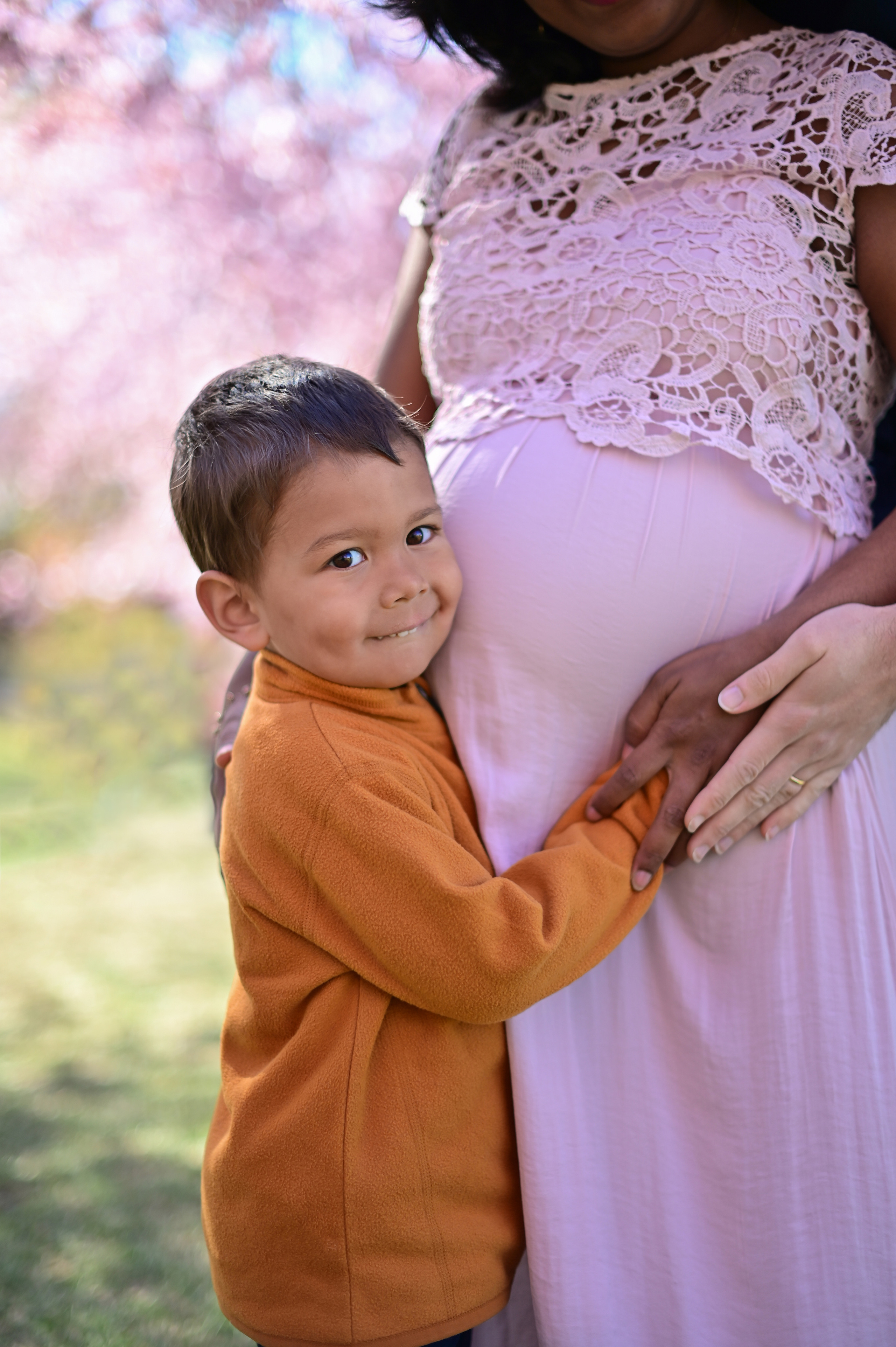 Сакура. Семейная съёмка + в ожидании. Детский и семейный фотограф в финляндии дина пулкка. контент фотограф