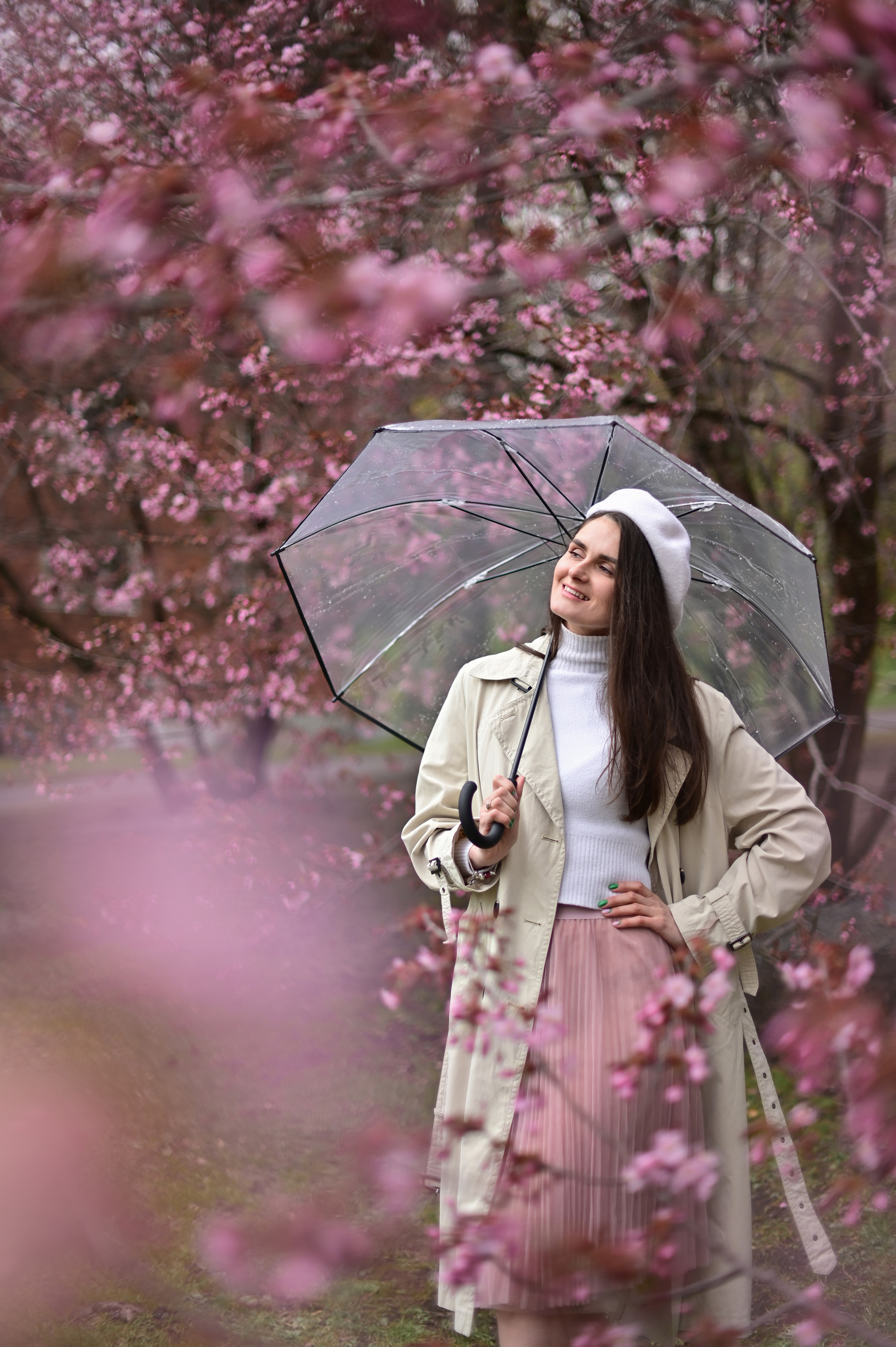 Сакура в дождь. Вероника. Детский и семейный фотограф в финляндии дина пулкка. контент фотограф