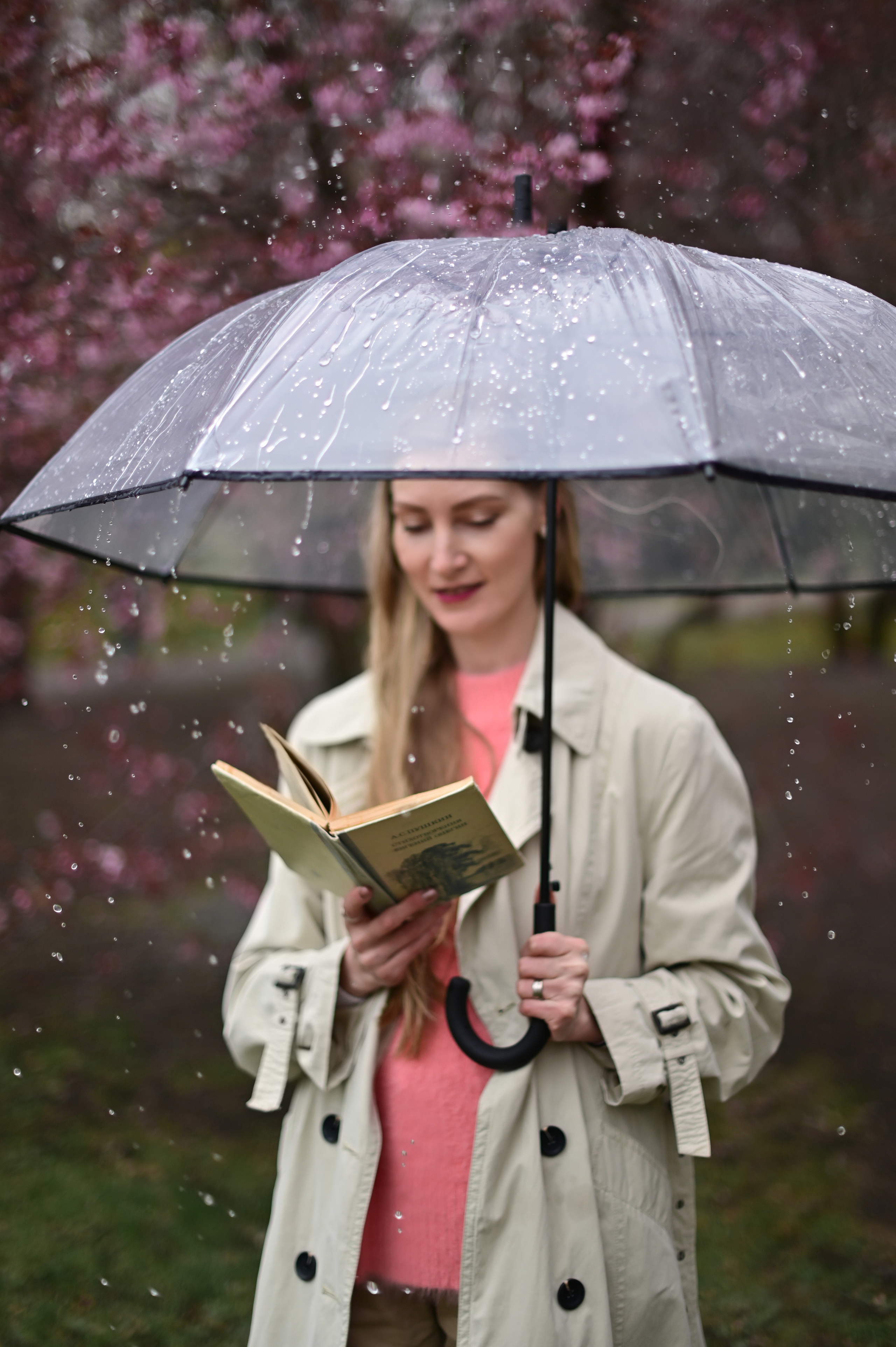 Сакура в дождь. Анна. Детский и семейный фотограф в финляндии дина пулкка. контент фотограф