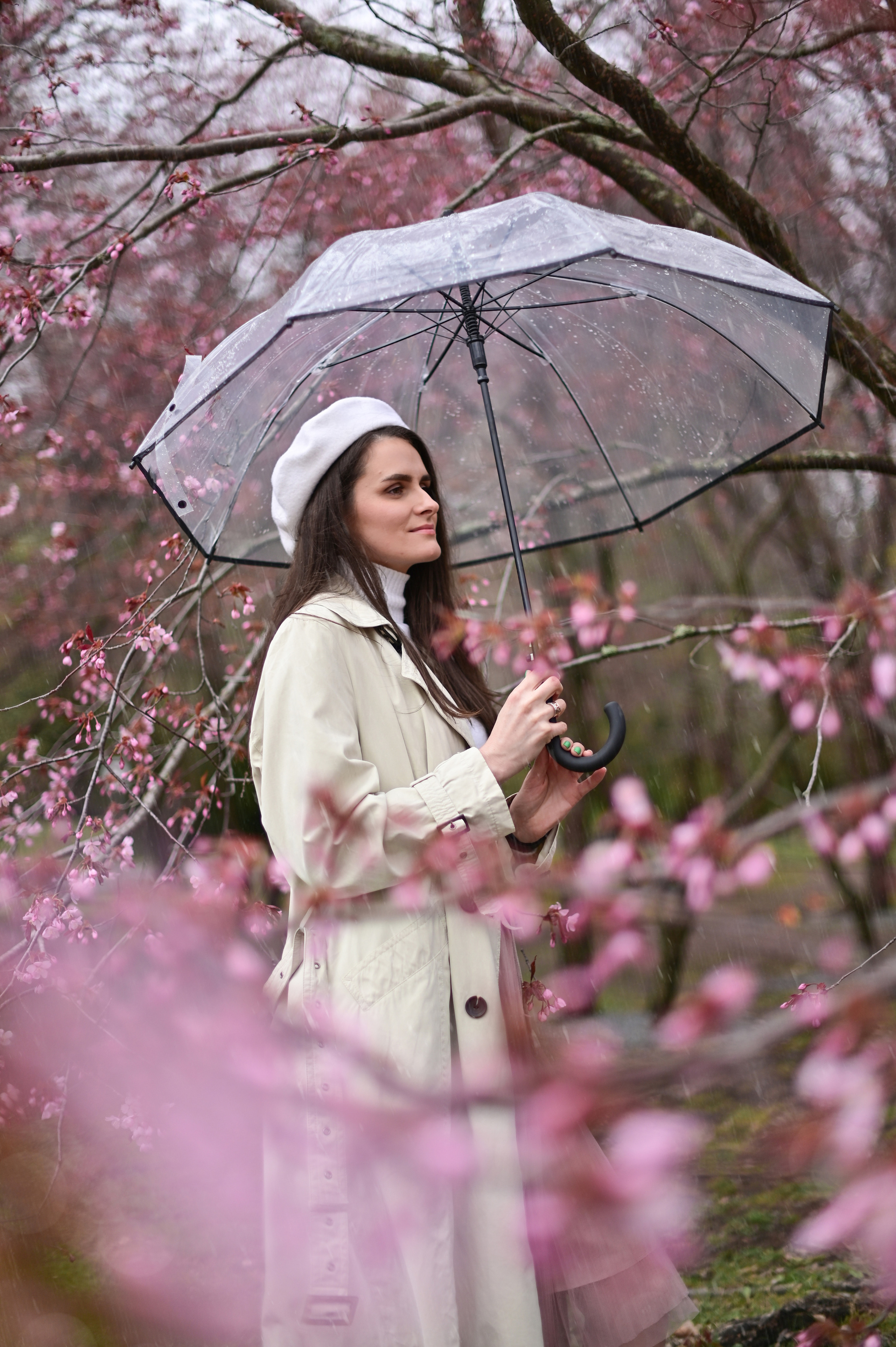 Сакура в дождь. Вероника. Детский и семейный фотограф в финляндии дина пулкка. контент фотограф