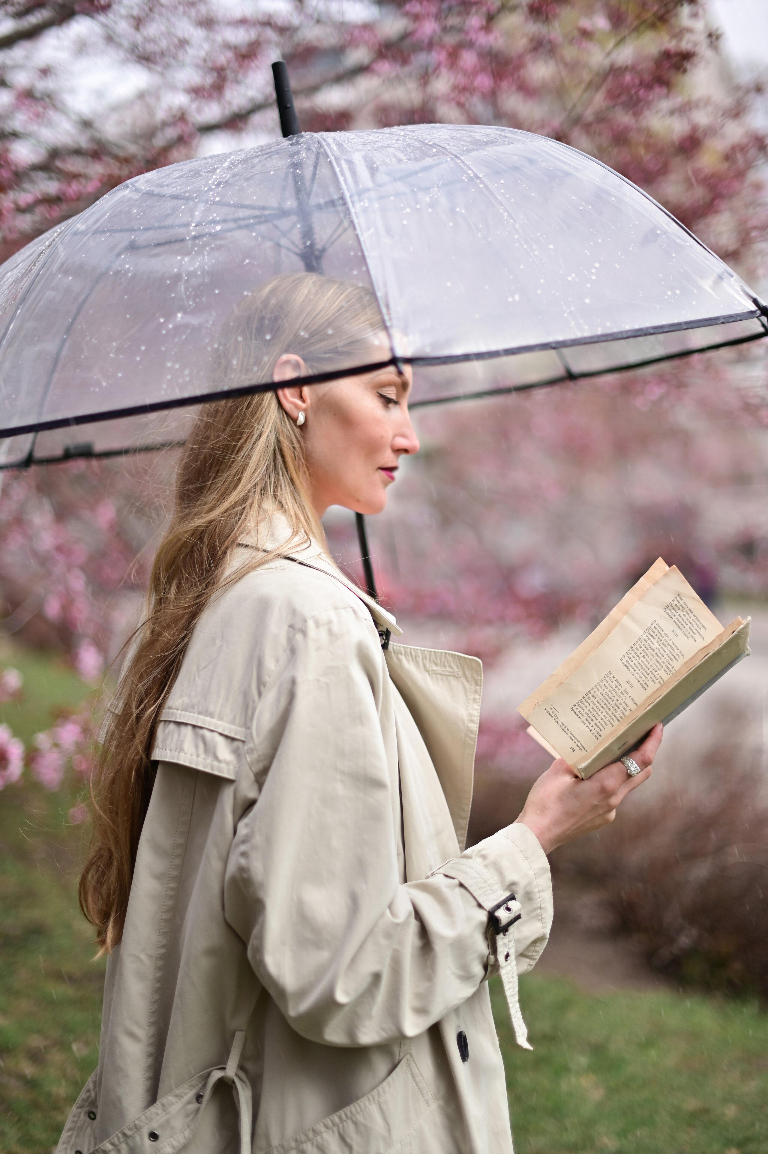 Сакура в дождь. Анна. Детский и семейный фотограф в финляндии дина пулкка. контент фотограф