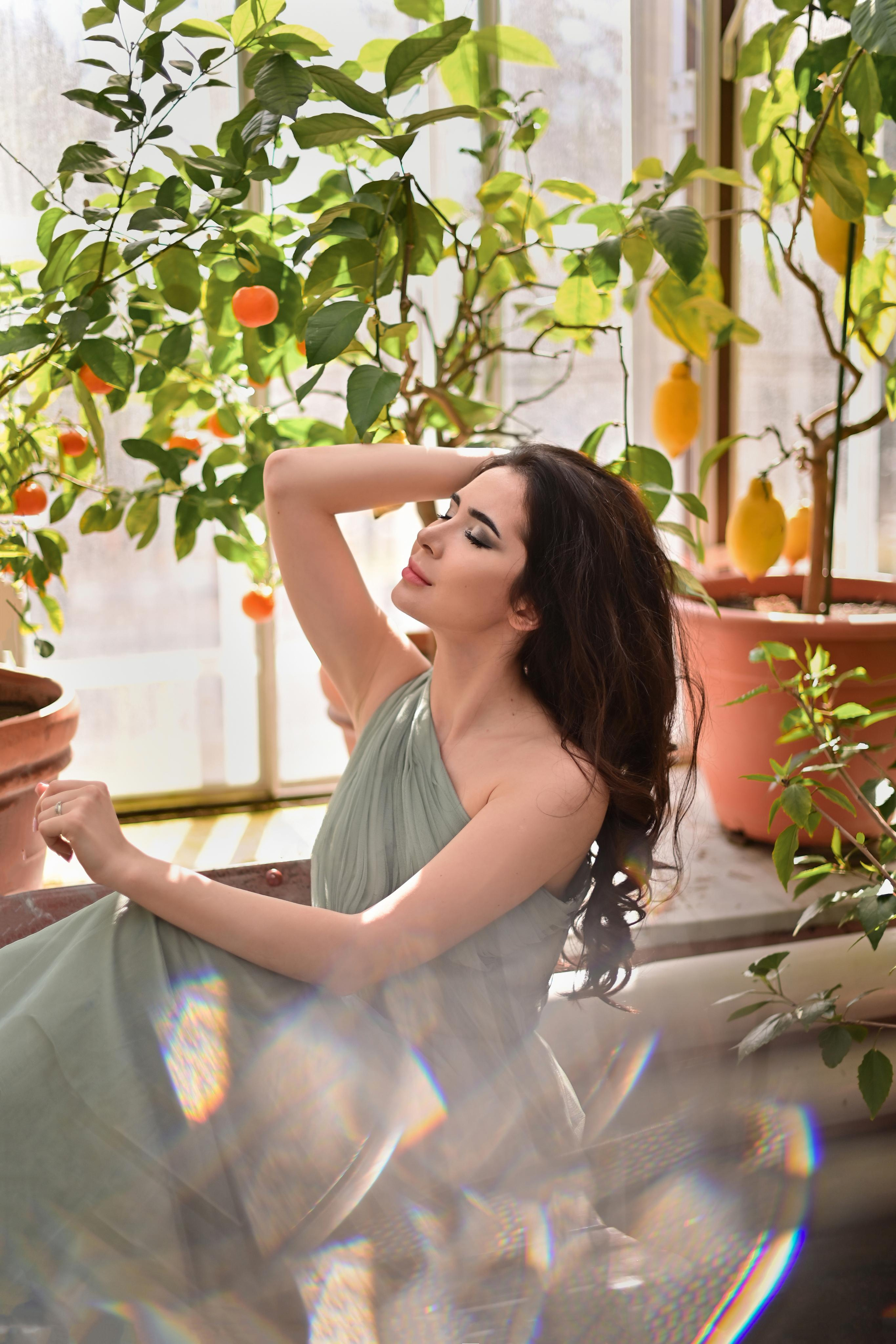 В зимнем саду. Детский и семейный фотограф в финляндии дина пулкка. контент фотограф