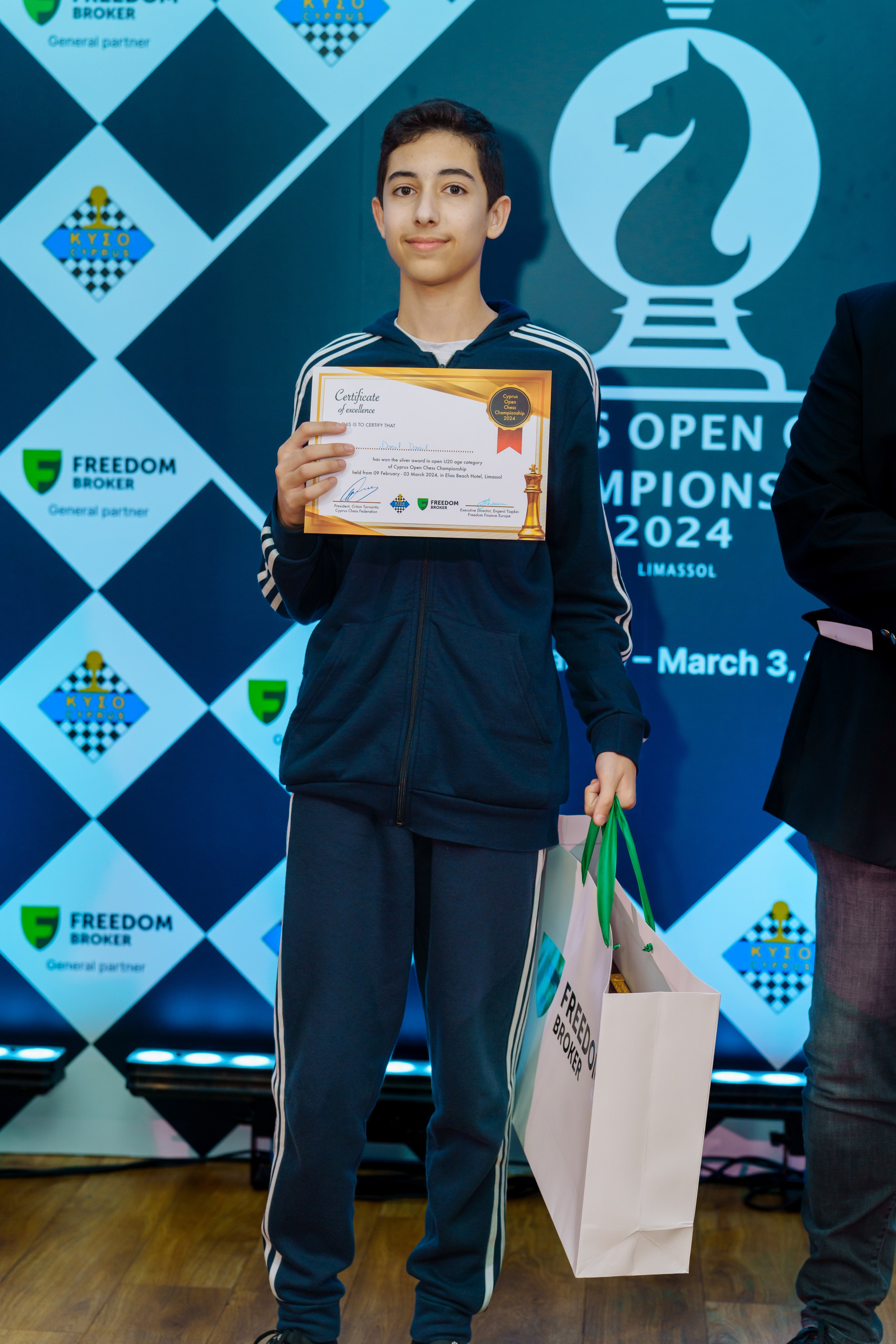 Chess. Photographer in Cyprus