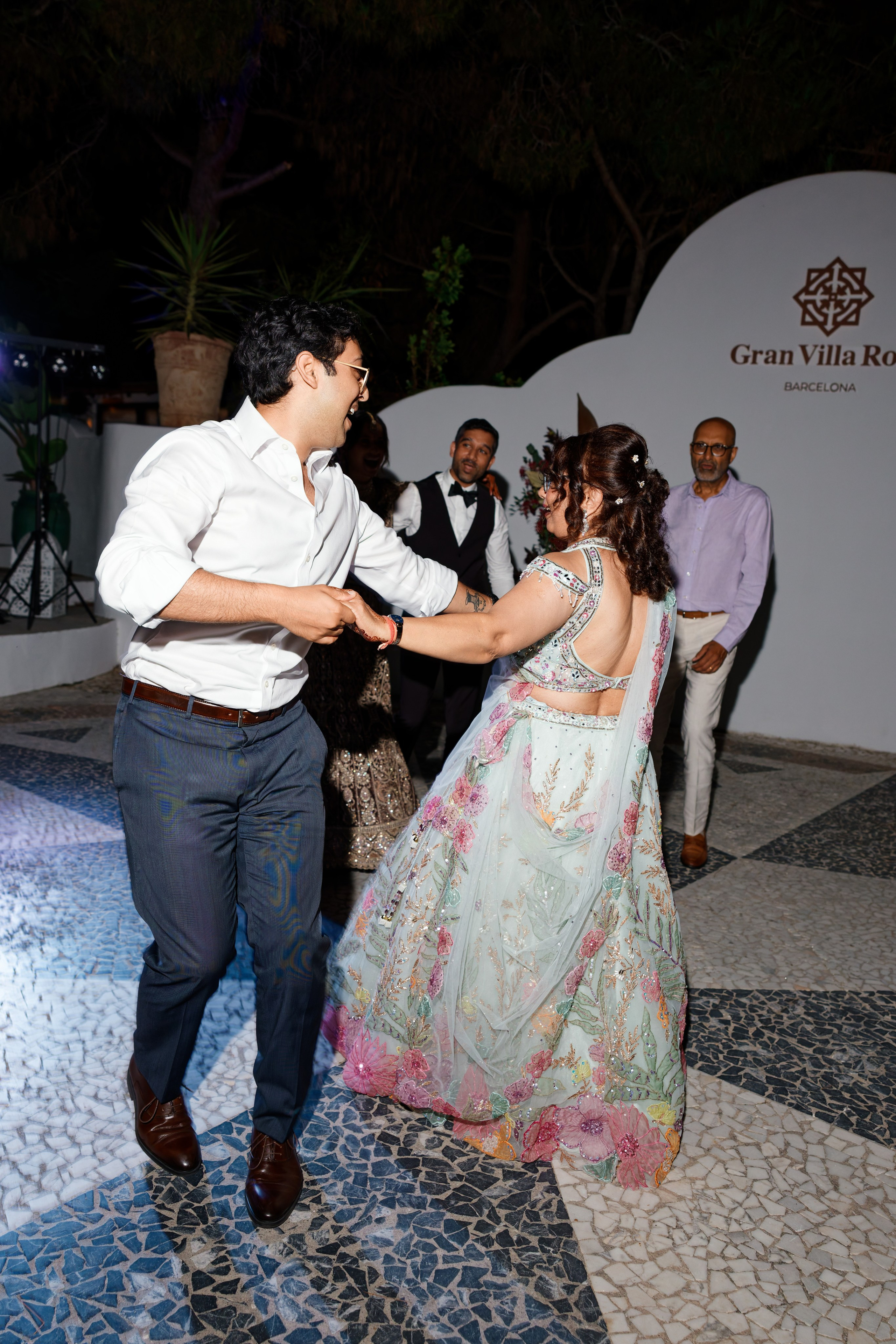 Indian wedding at Gran Villa Rosa, Barcelona