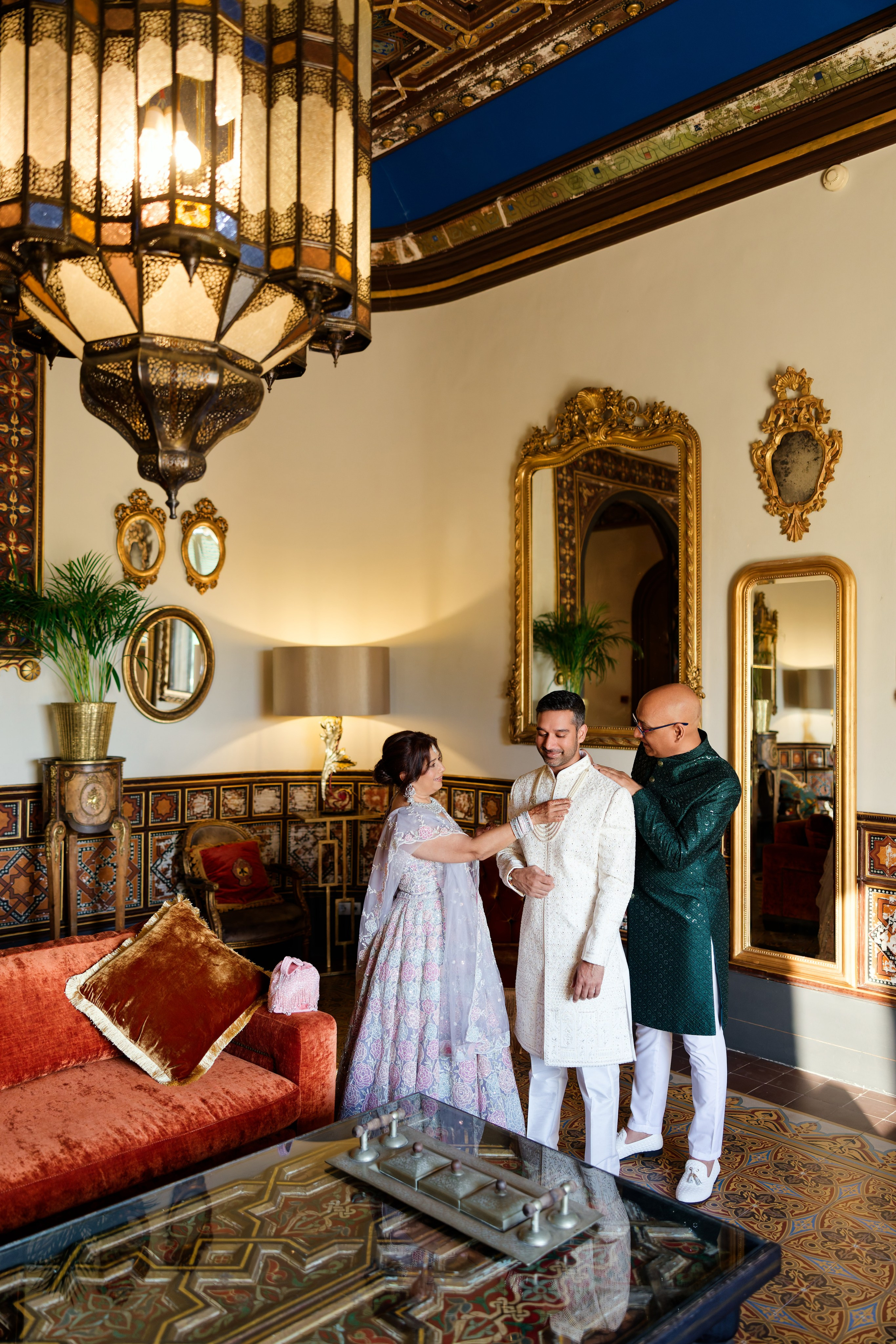 Indian wedding at Gran Villa Rosa, Barcelona