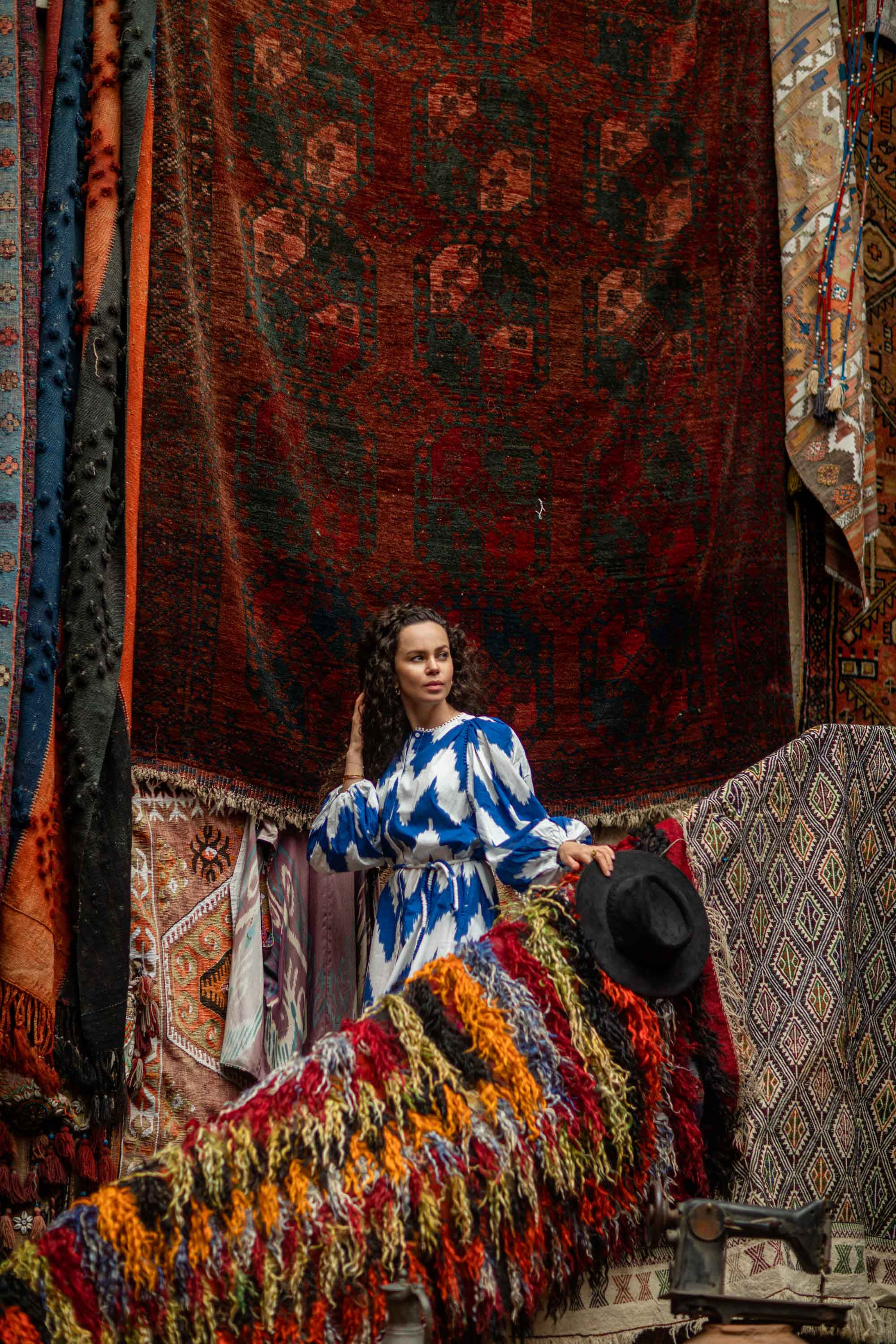 Solo Photoshoot in Kayseri with Wild Horse Herds. Julia Ganch I Fashion Wedding Photography I Cappadocia Turkey