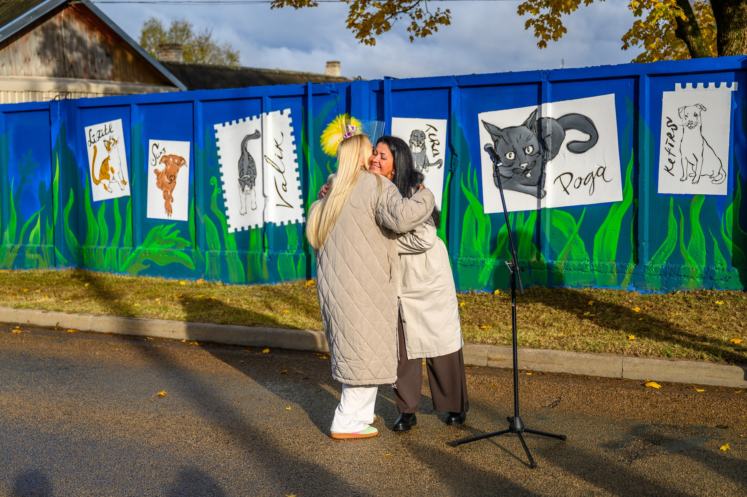 Rēzeknes dzīvnieku patversmes izglesnotās sienas atklāšana. Ritvars Pujats Emotion Photographer