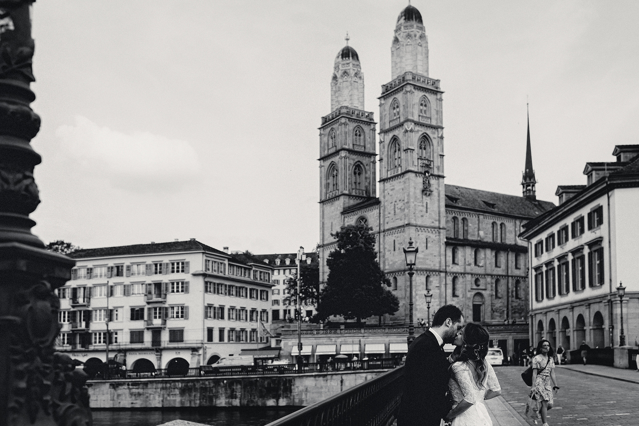 JAKUB + JESSICA | CIVIL WEDDING, ZÜRICH STADTHAUS | BELVOIR PARK | BLACK&WHITE. HOME