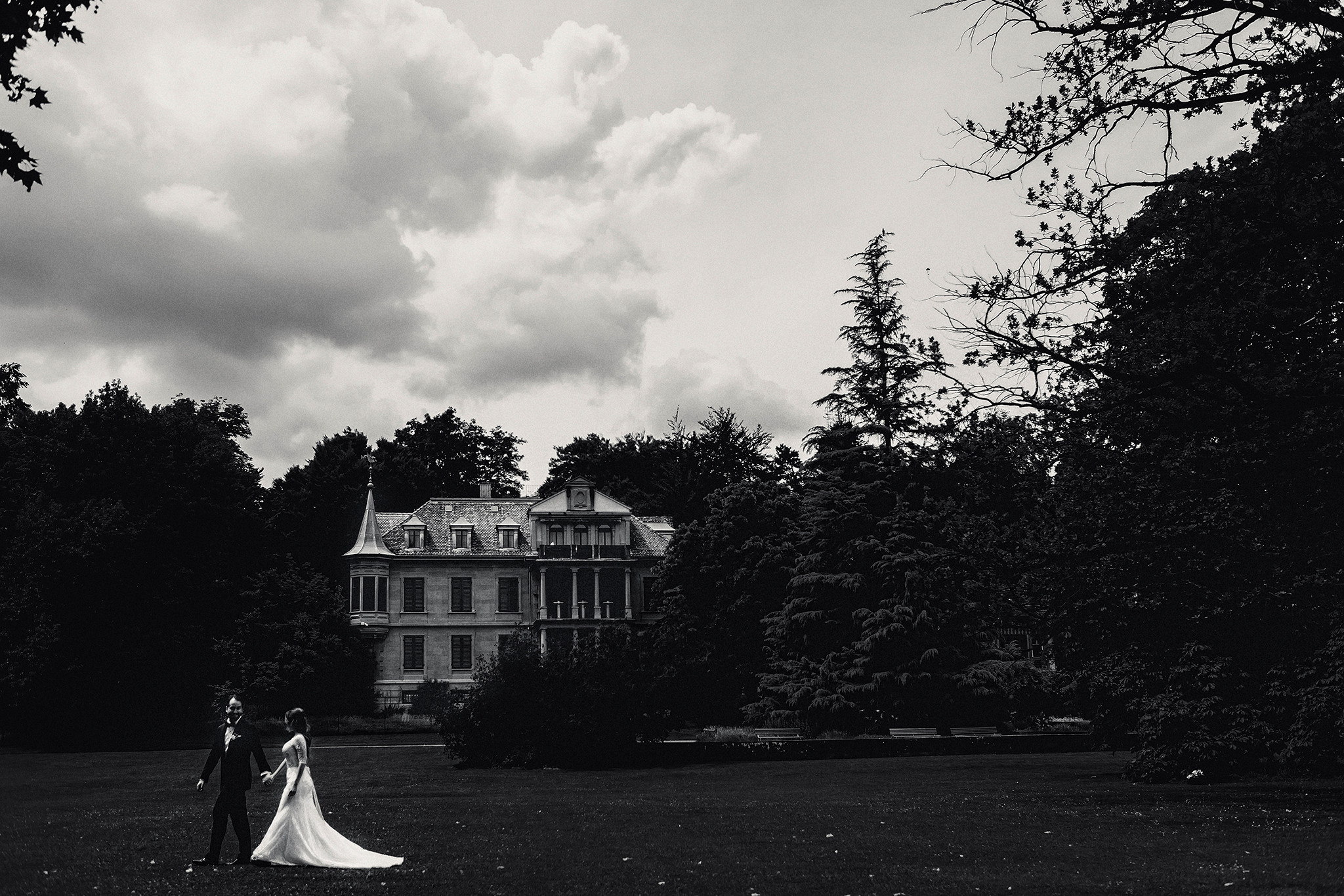JAKUB + JESSICA | CIVIL WEDDING, ZÜRICH STADTHAUS | BELVOIR PARK | BLACK&WHITE. HOME