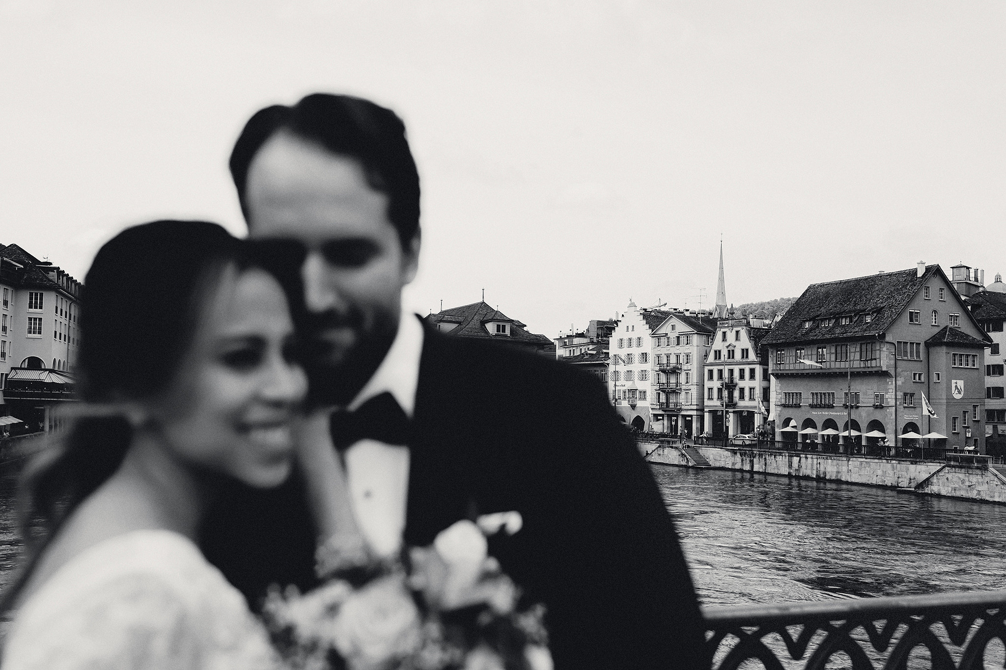 JAKUB + JESSICA | CIVIL WEDDING, ZÜRICH STADTHAUS | BELVOIR PARK | BLACK&WHITE. HOME