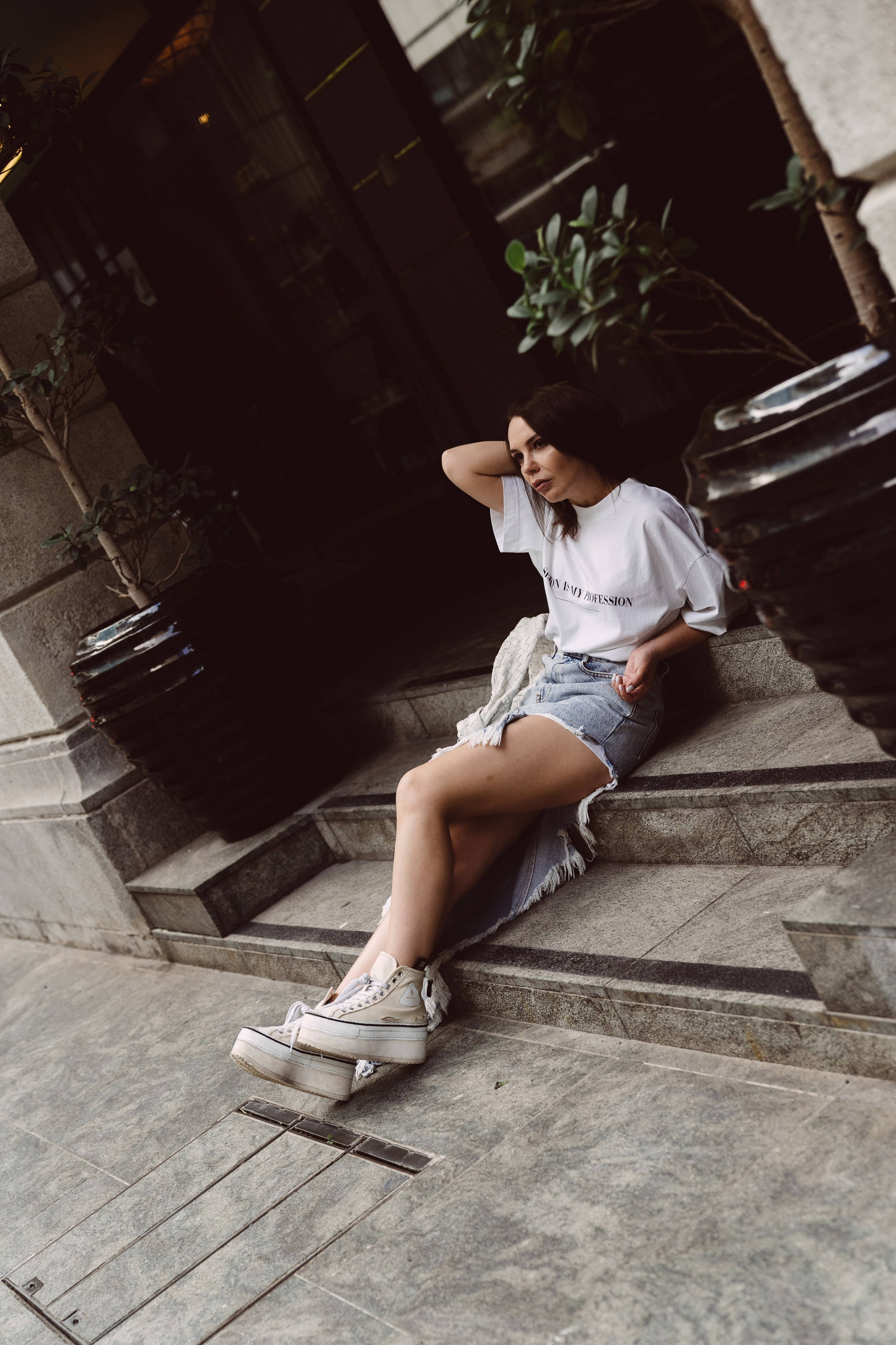 Portrait. Dasha in Singapore