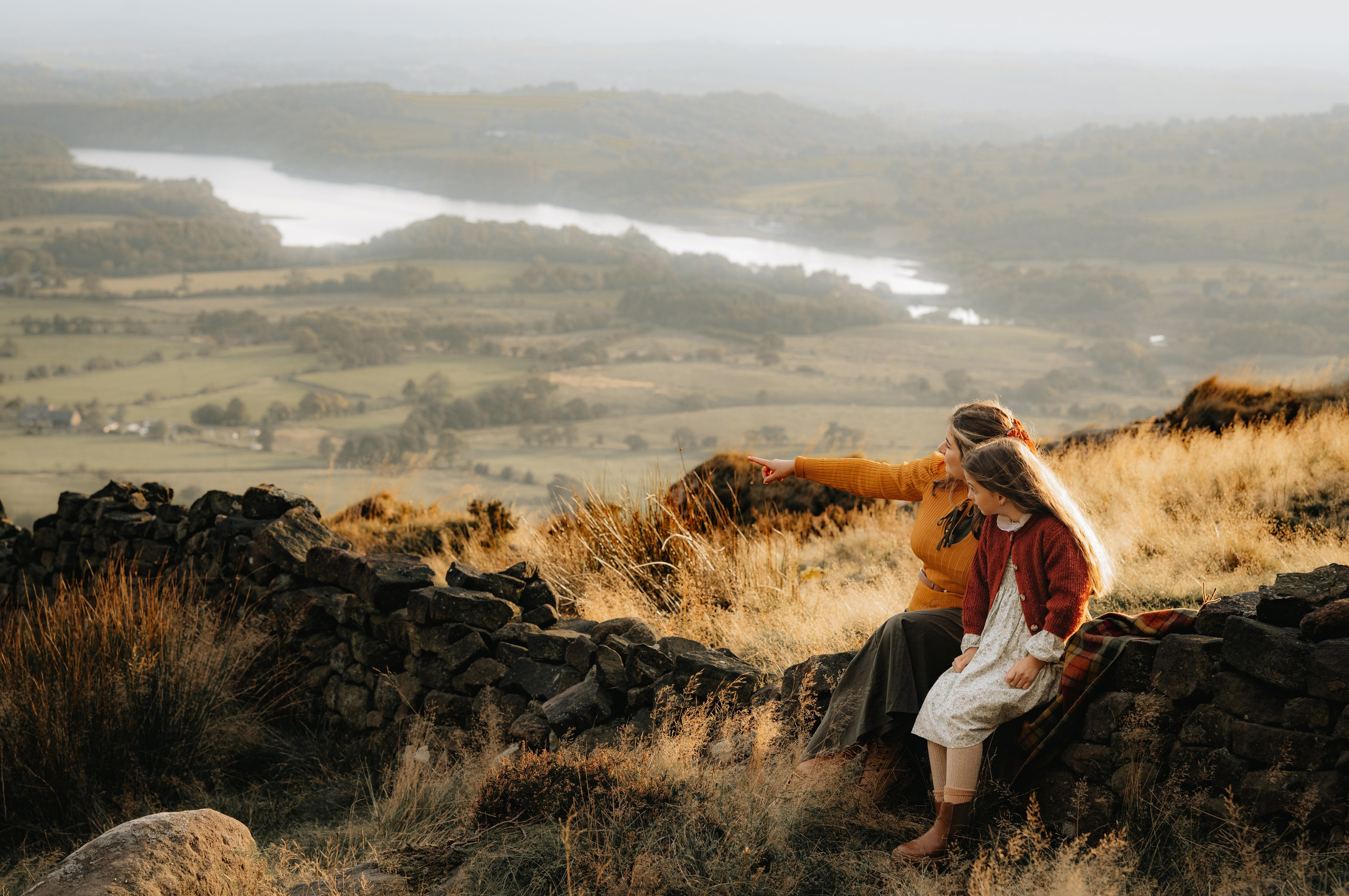 Mommy and me, Peak District. Tania Gandrabur, photographer in West Midlands, England