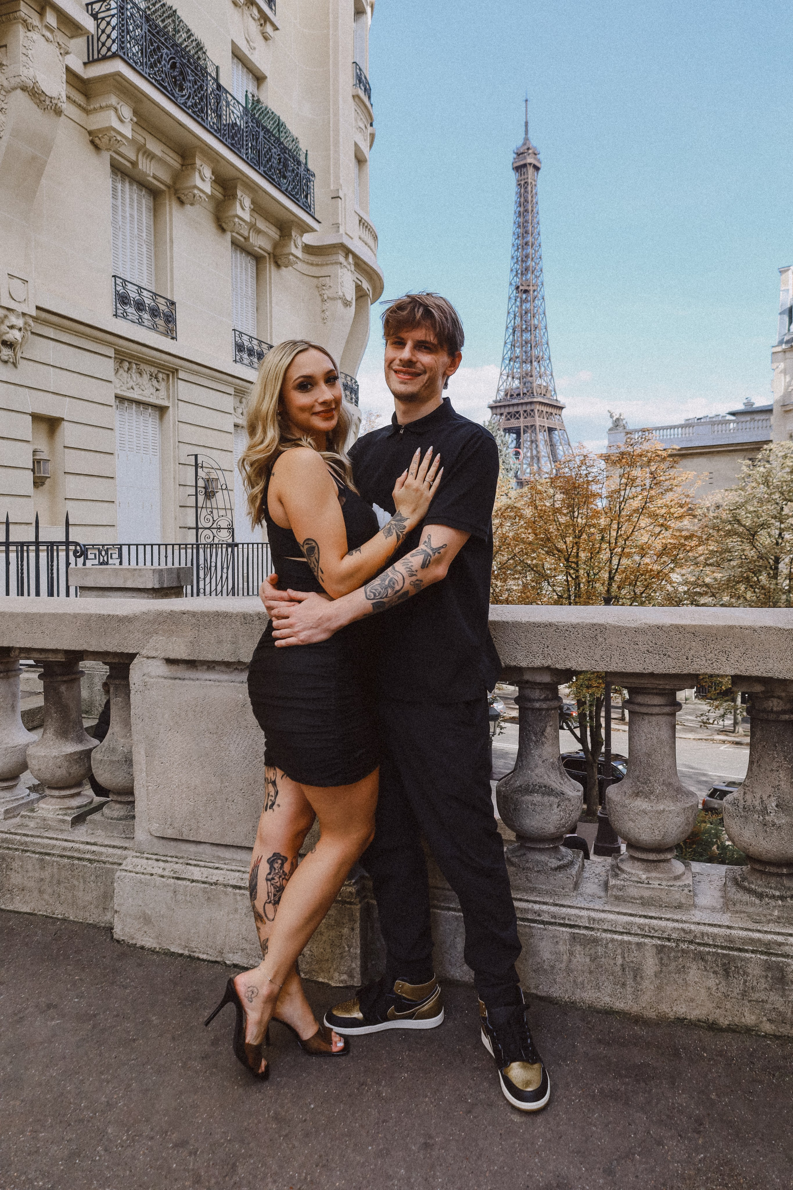 Love Story Photoshoot of Brianna & Lucas in Paris | Vlada Photo Art. Photographer in Paris: Vlada PhotoArt