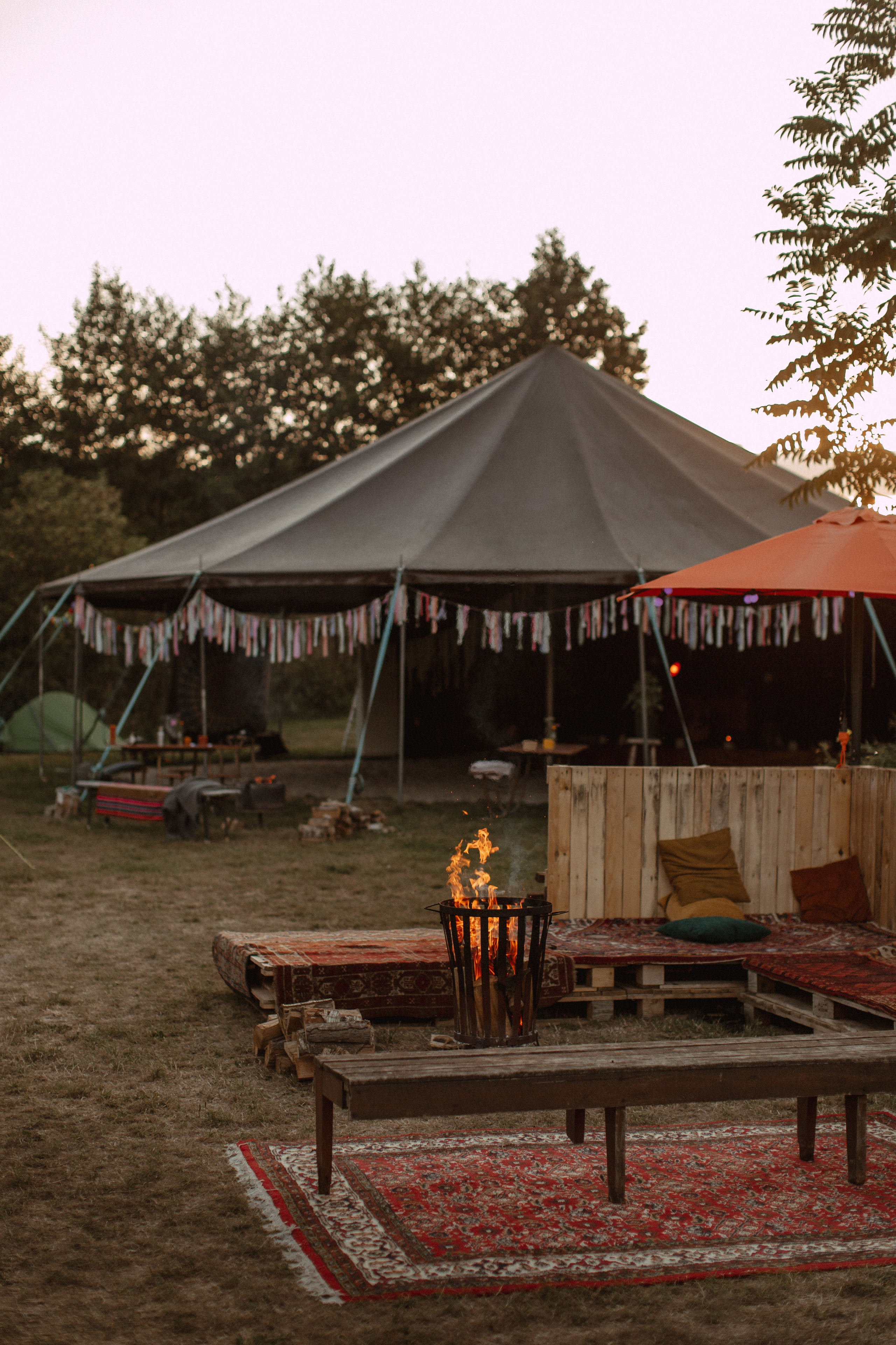 Reportage in camping. True self