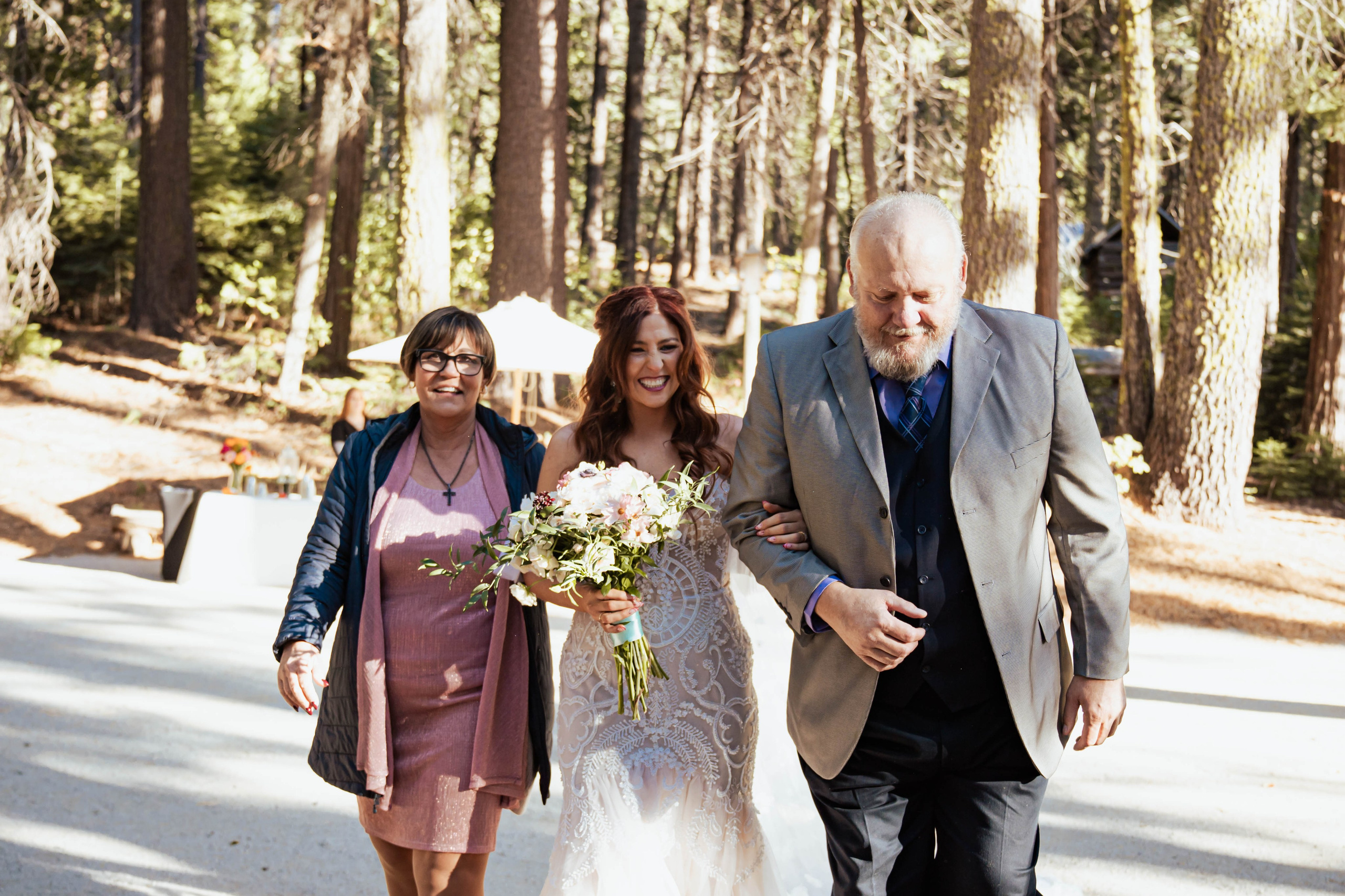 Wedding in forest. Cinematic Wedding & Elopement Photography in Los Angeles | Inspired by Indie Film & Real Life