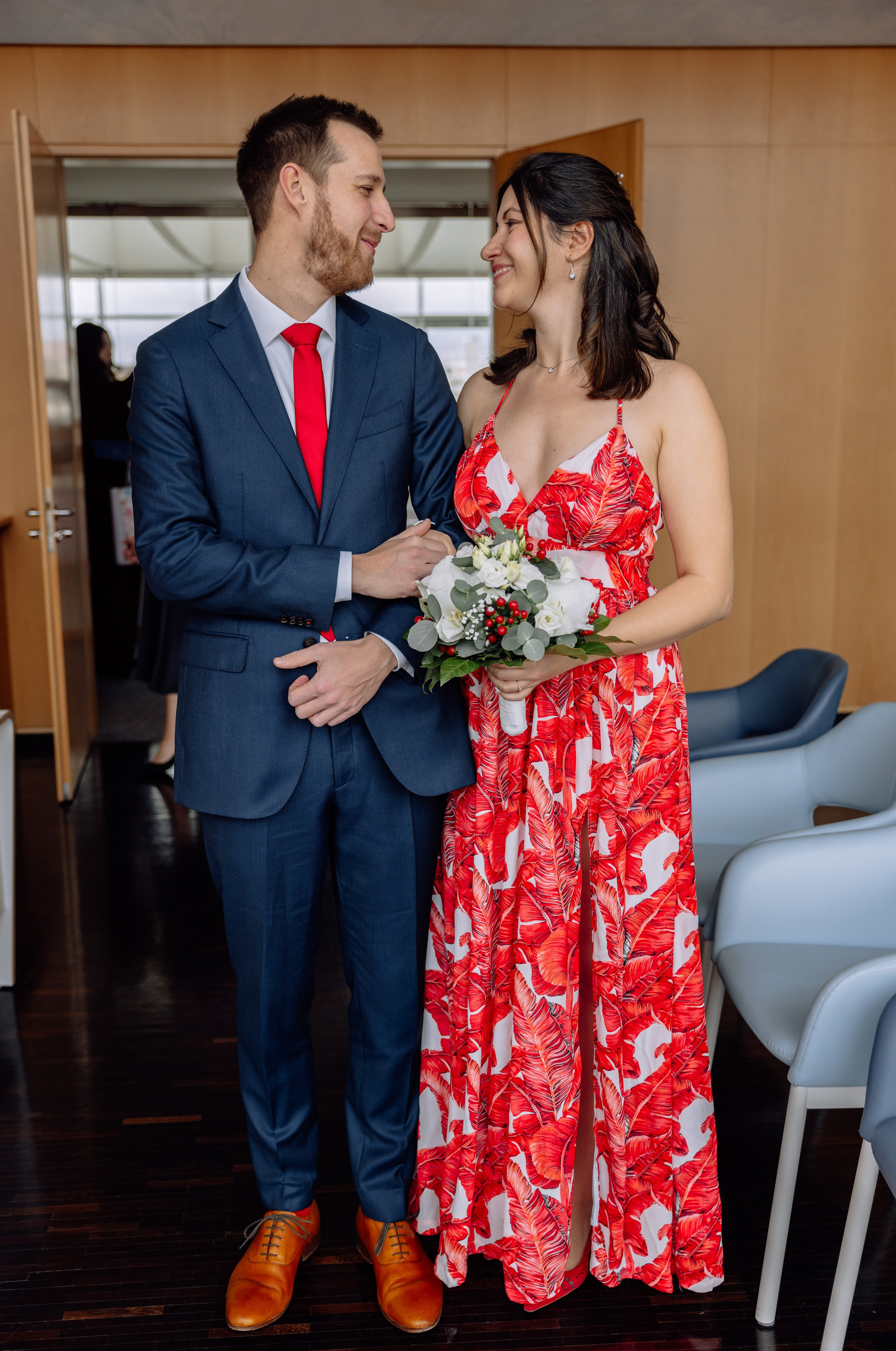 Warme Winterhochzeit in München - Standesamt Ruppertstraße. Hochzeitsfotograf München Taufe Familienfotograf Tanja Mauke