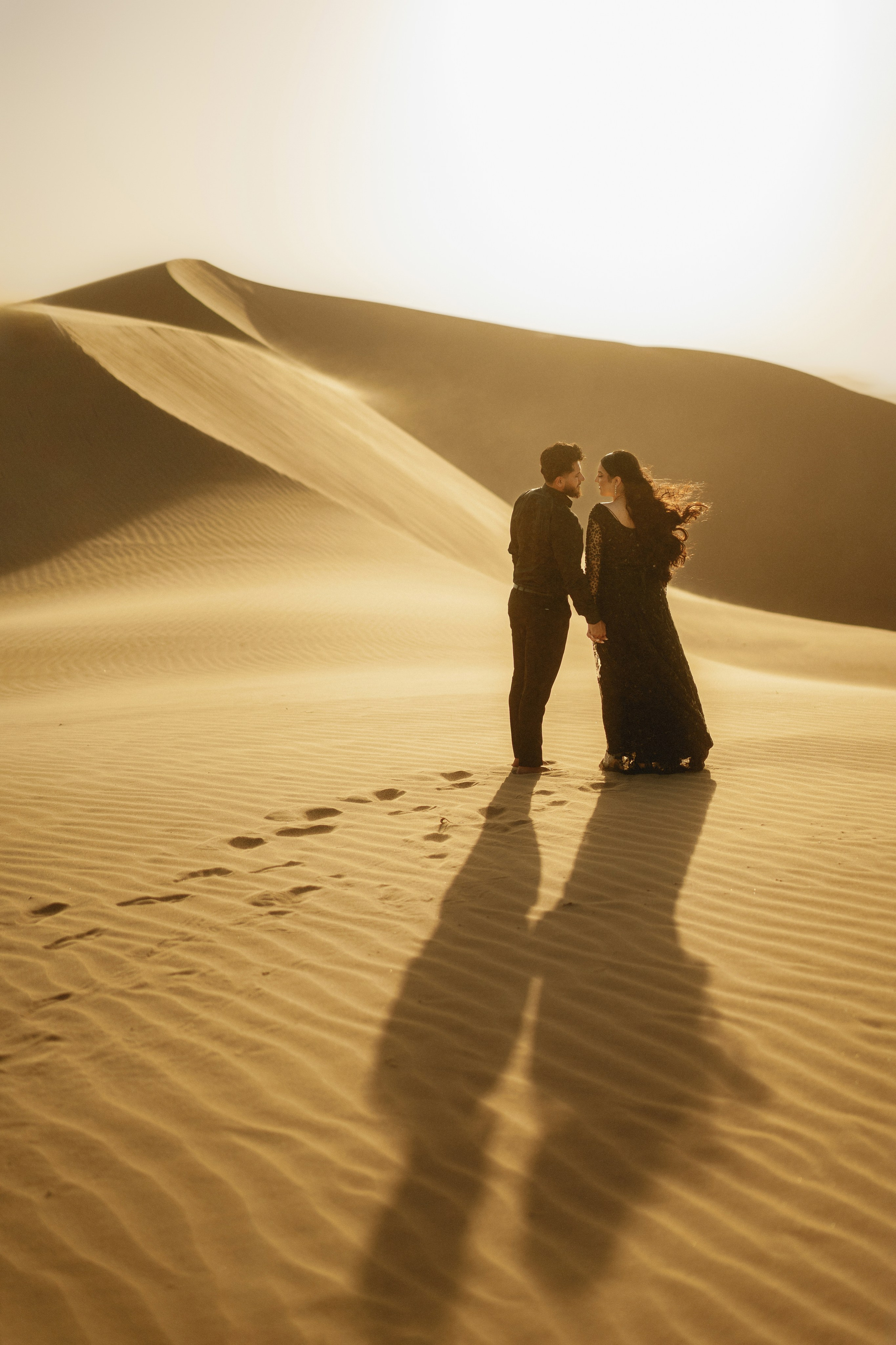 Elopement at Glamis Sand Dunes California. Wedding Photography & Videography Team in California, Los Angeles, San Francisco, San Diego and Travel