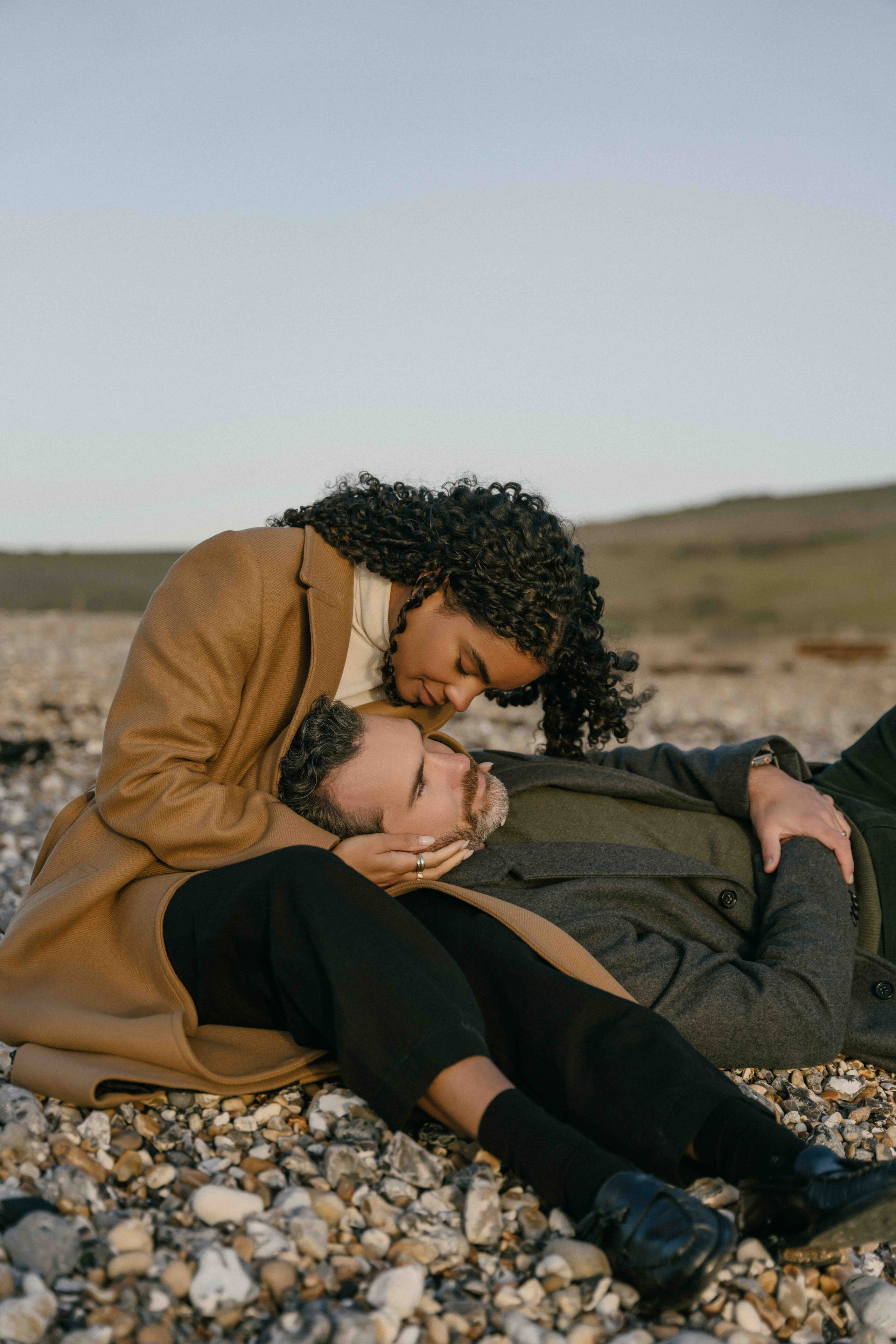 Seven Sisters Engagement Photos | London Photographer | UK Coastal Couple Shoot. London Wedding Photographer | Engagement & Proposal Photography by Natasha Ferreira