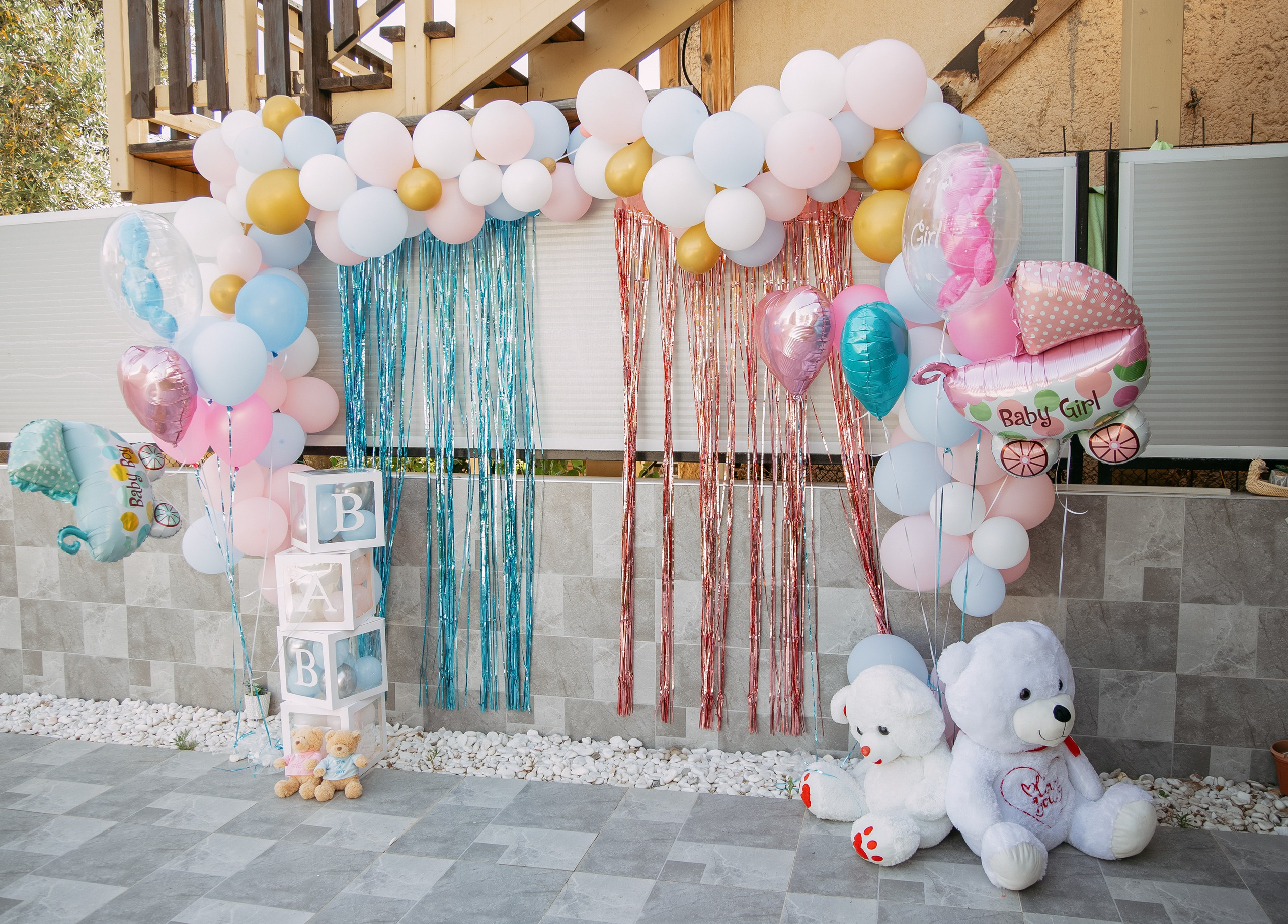 Gender Party for Alina and Michael. Home