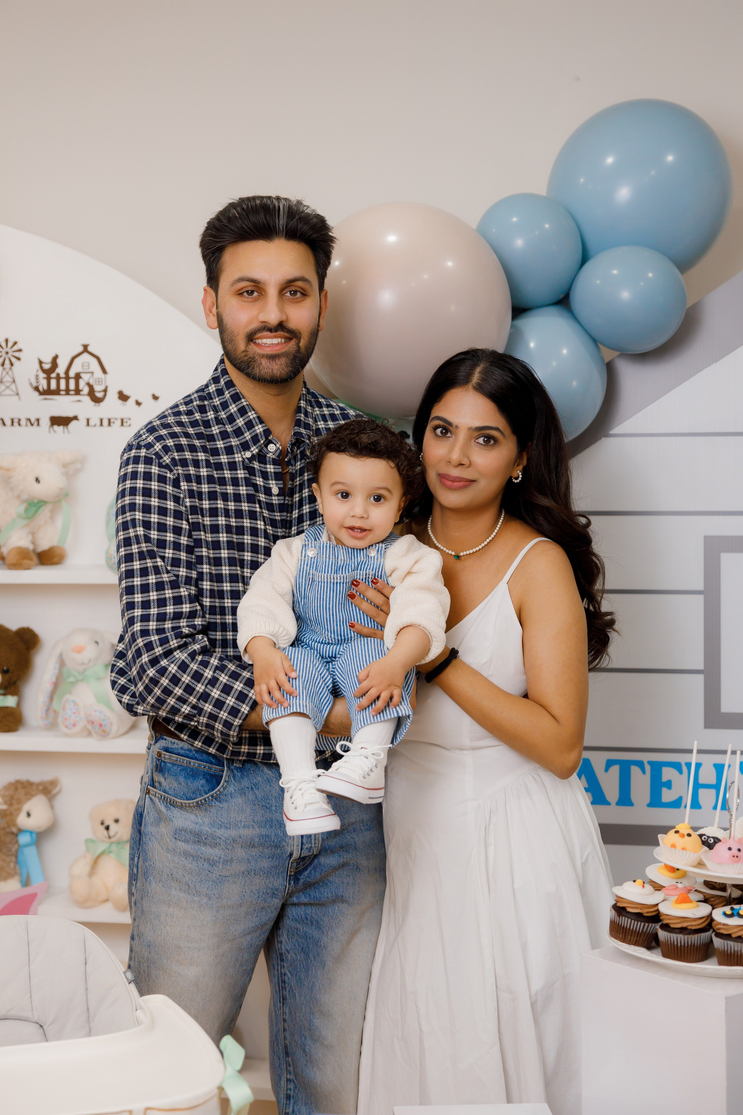 Fateh’s 1st birthday. Home