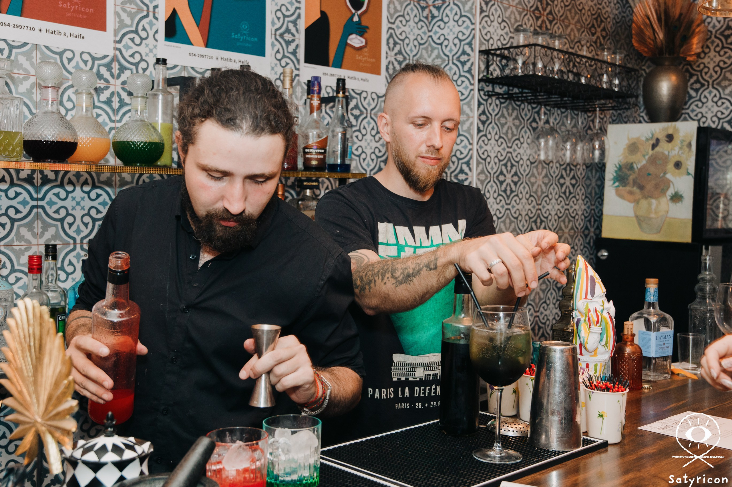 Открытие Гастробара Satiricon Haifa. Портретный и репортажный фотограф в Израиле Рома Бирман