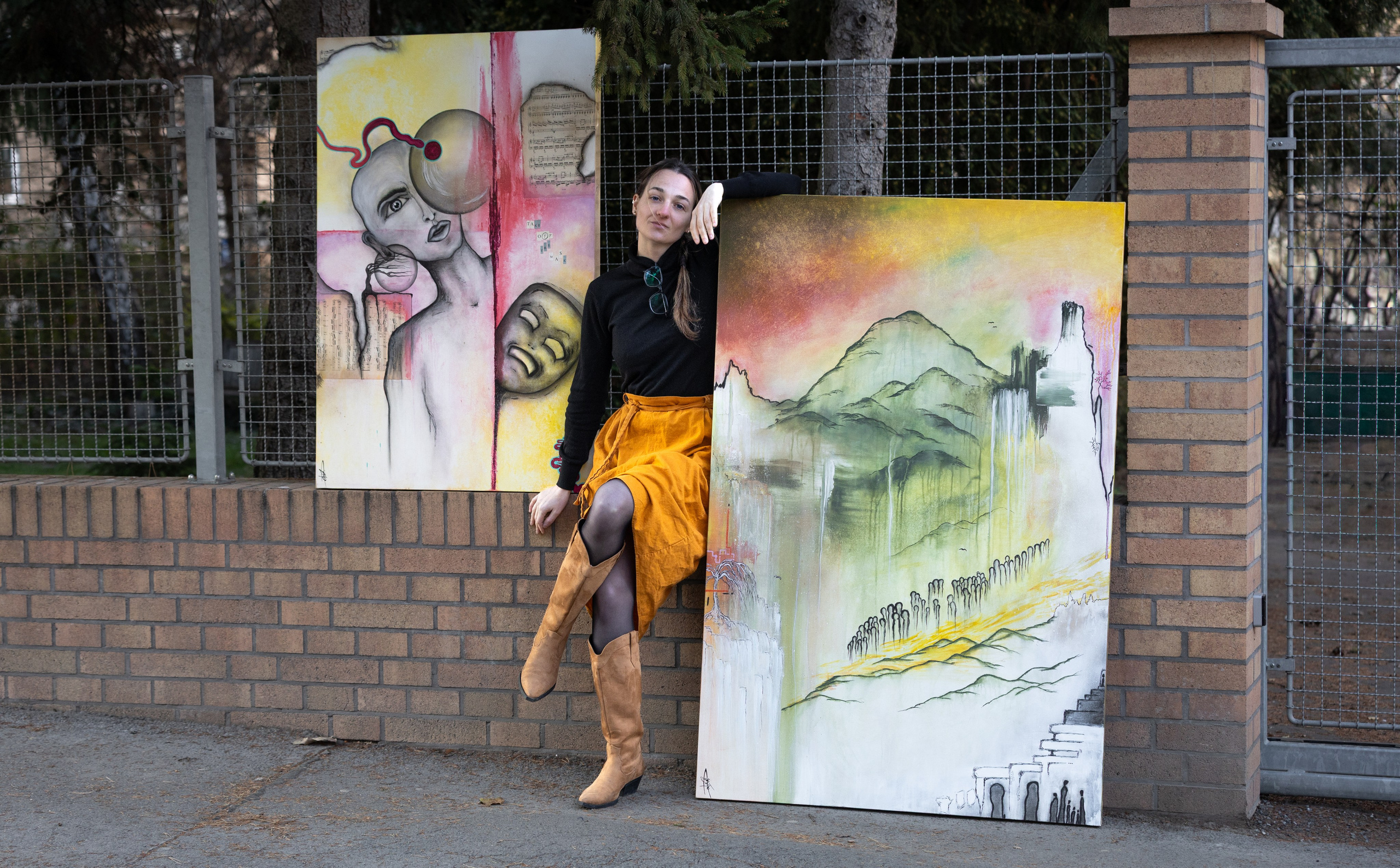 Expresivní malba a obrazy na plátně | Dana Lišková. Brand / byznys fotografka a koučka Praha — Dana Lišková