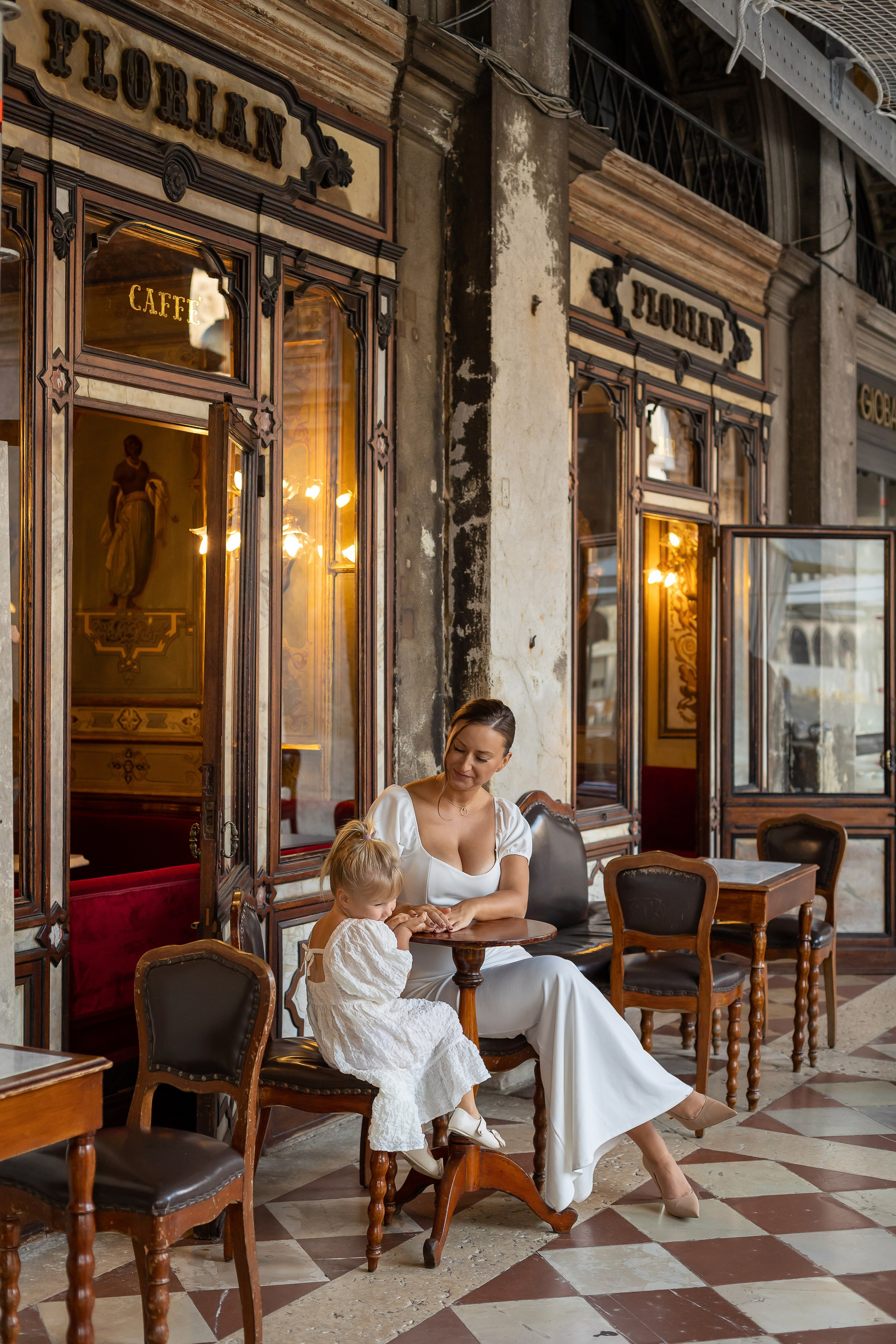 Emi and family at sunset