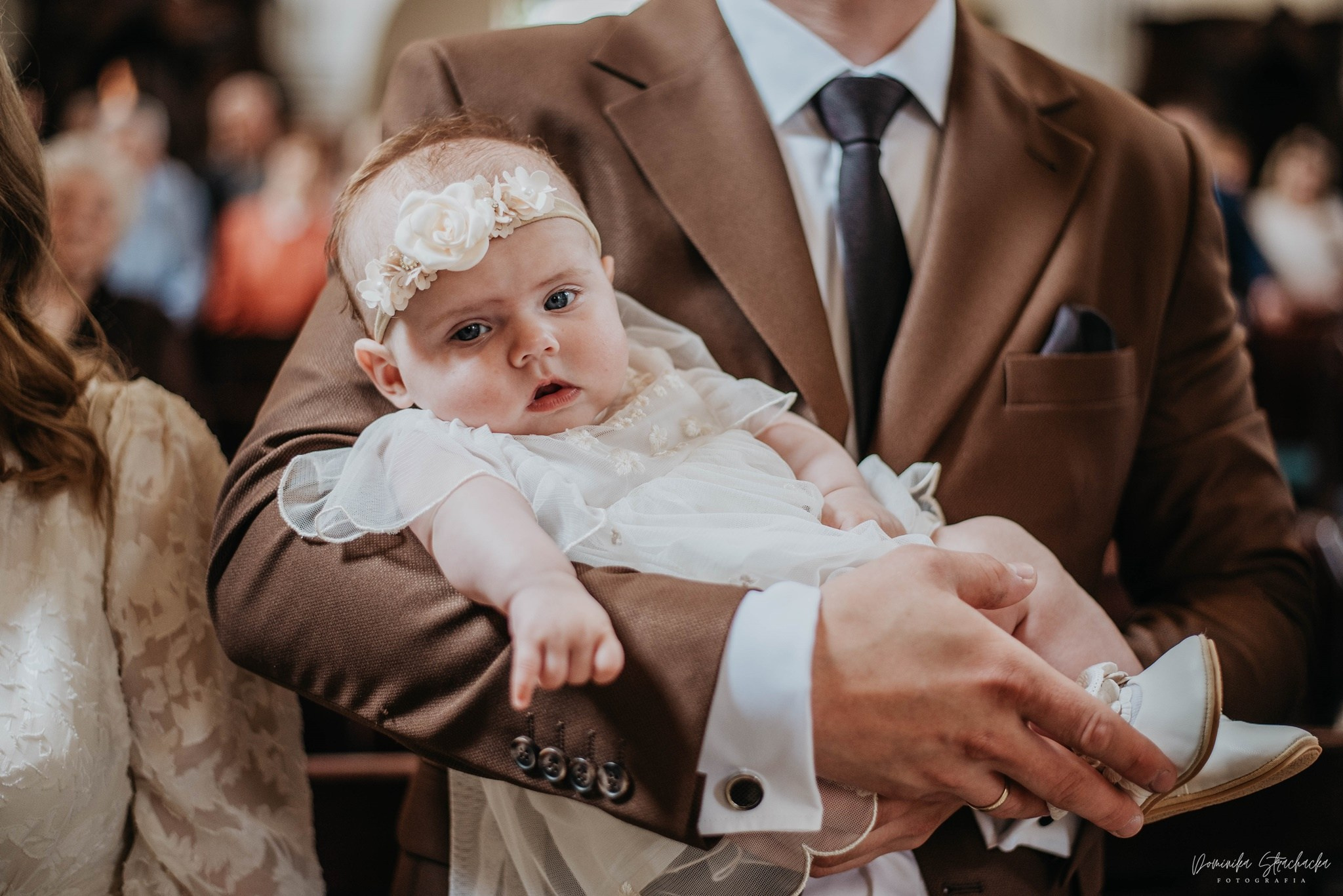 Chrzest Święty Alicji. Dominika Strachacka Fotografia | Fotograf ślubny i rodzinny Opole Lubelskie Lublin