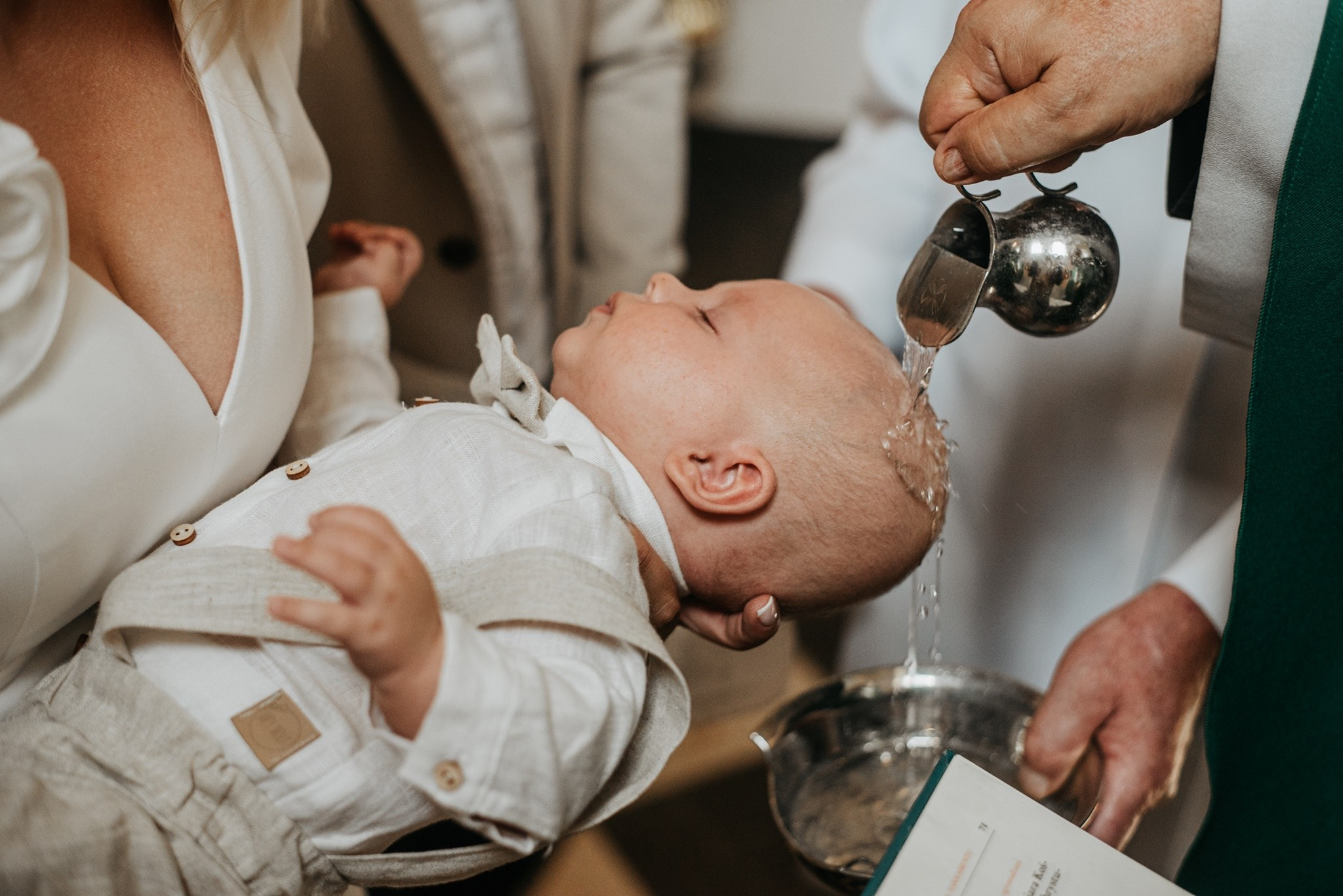 Chrzest Św. Jasia. Dominika Strachacka Fotografia | Fotograf ślubny i rodzinny Opole Lubelskie Lublin