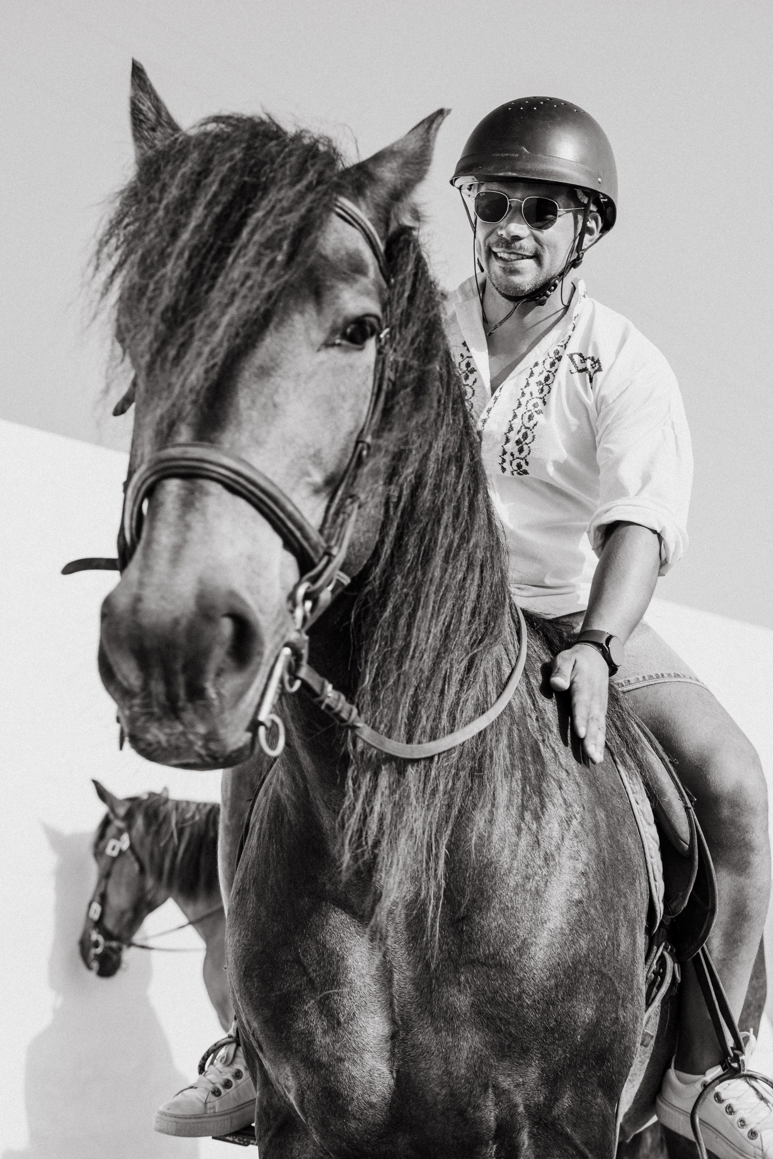 Marlene & Tiago com filhos. Passeios a Cavalo na Praia Peniche | Eco Salgados Agroturismo