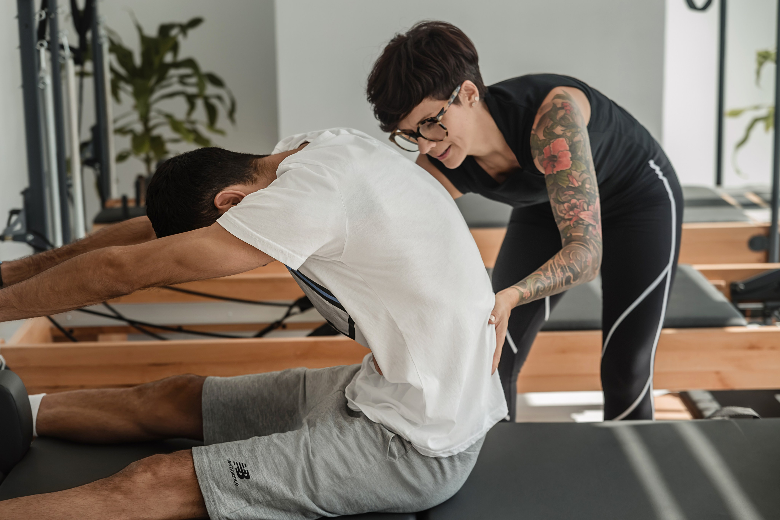 Photo session for a Pilates trainer