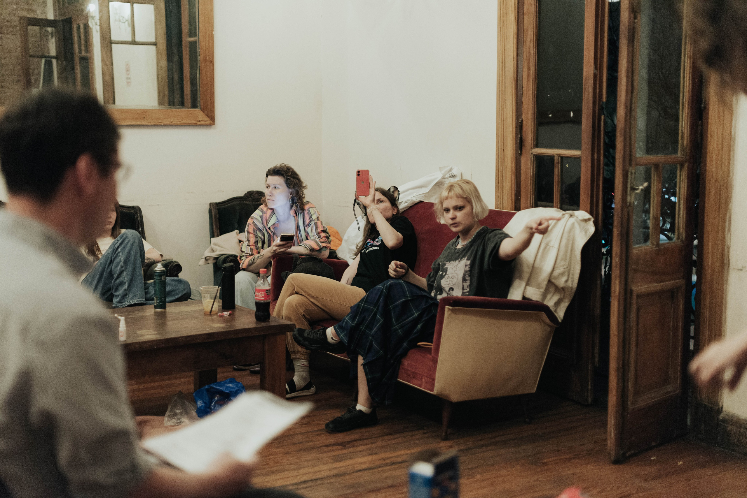 Репетиция @ojo.teatro. Photographer @elmirkami in the city of Buenos Aires