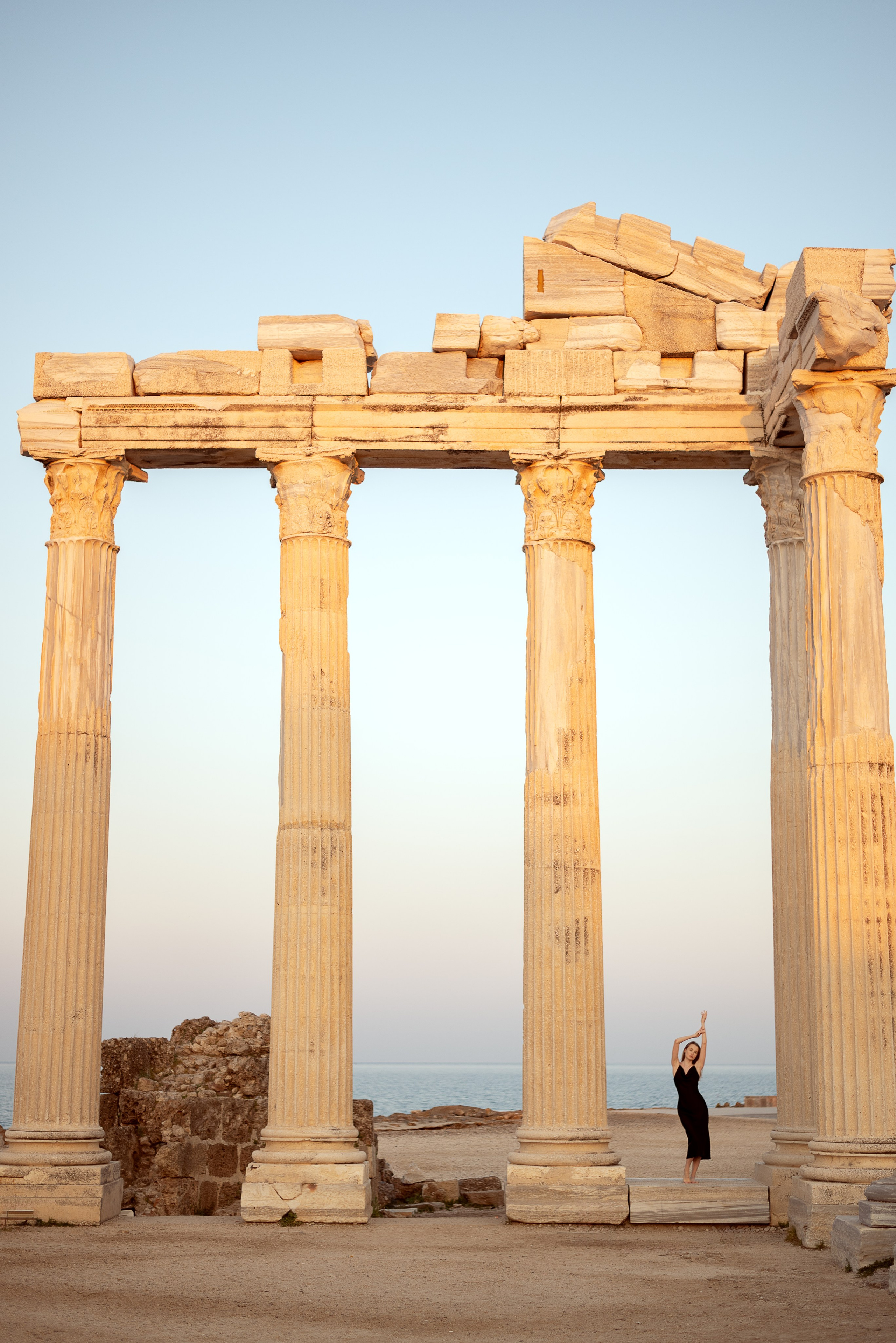 Античный Сиде и море. Фотограф Анталия, Кемер, Белек, Сиде Дарья Кая