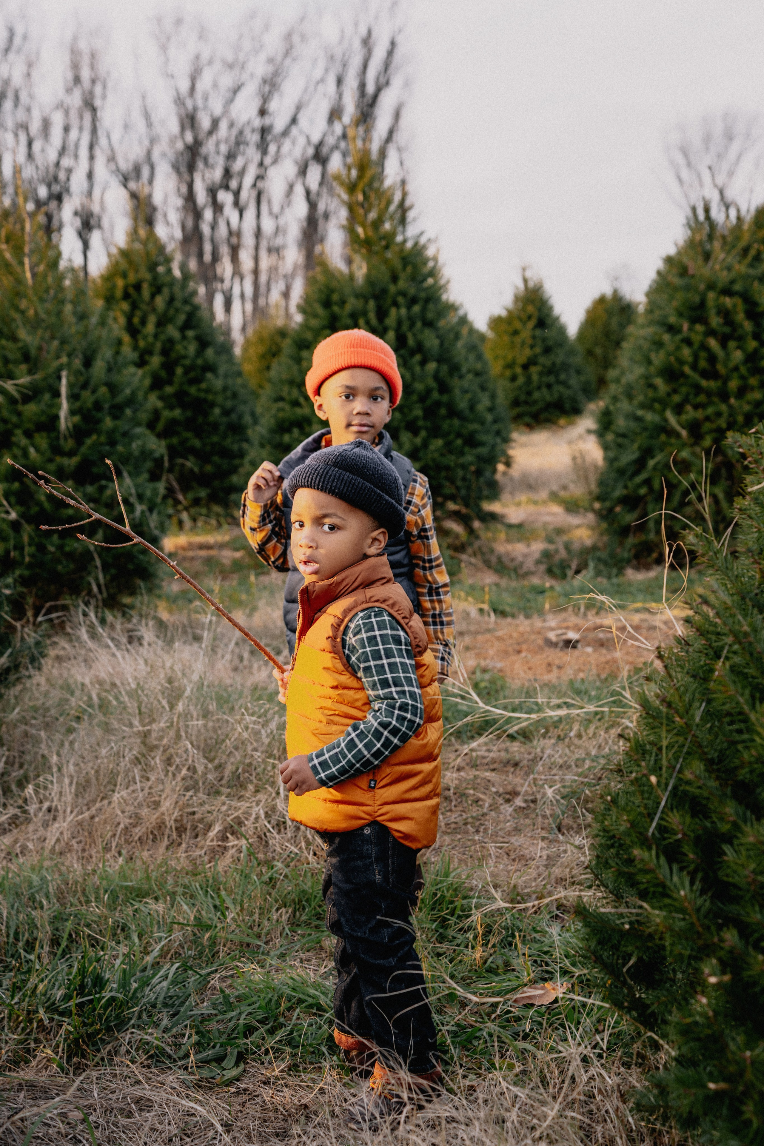 Kristen and family christmas farm. Wedding and family photographer and videographer PA, NJ, NY, DE, MD