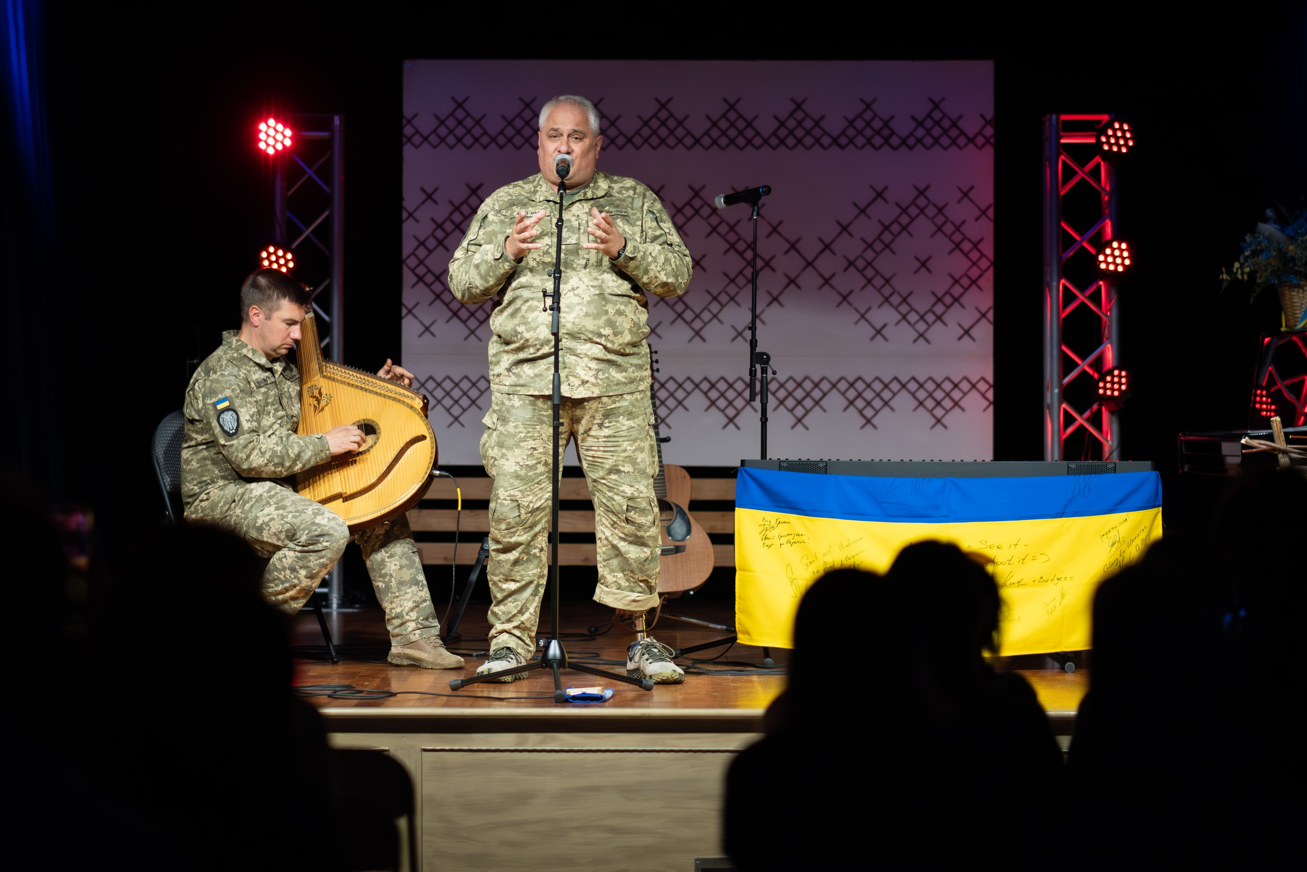 FROM THE UKRAINIAN FRONTLINE WITH THANKS. Reportage concert portrait photography in the San Francisco Bay Area