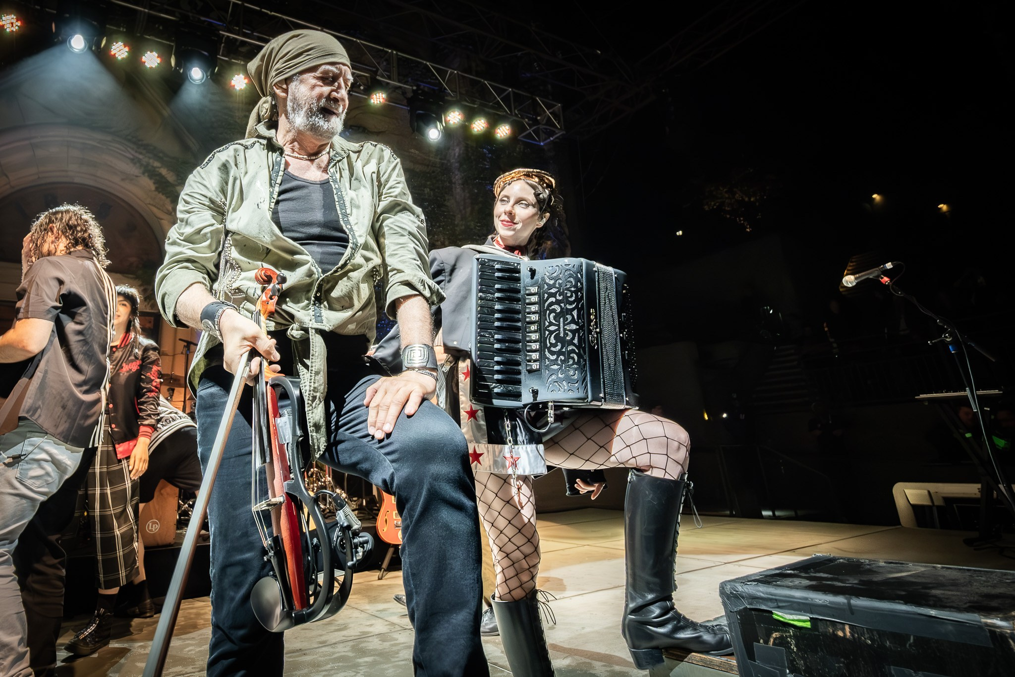 GOGOL BORDELLO / SARATOGA / CA. Reportage concert portrait photography in the San Francisco Bay Area