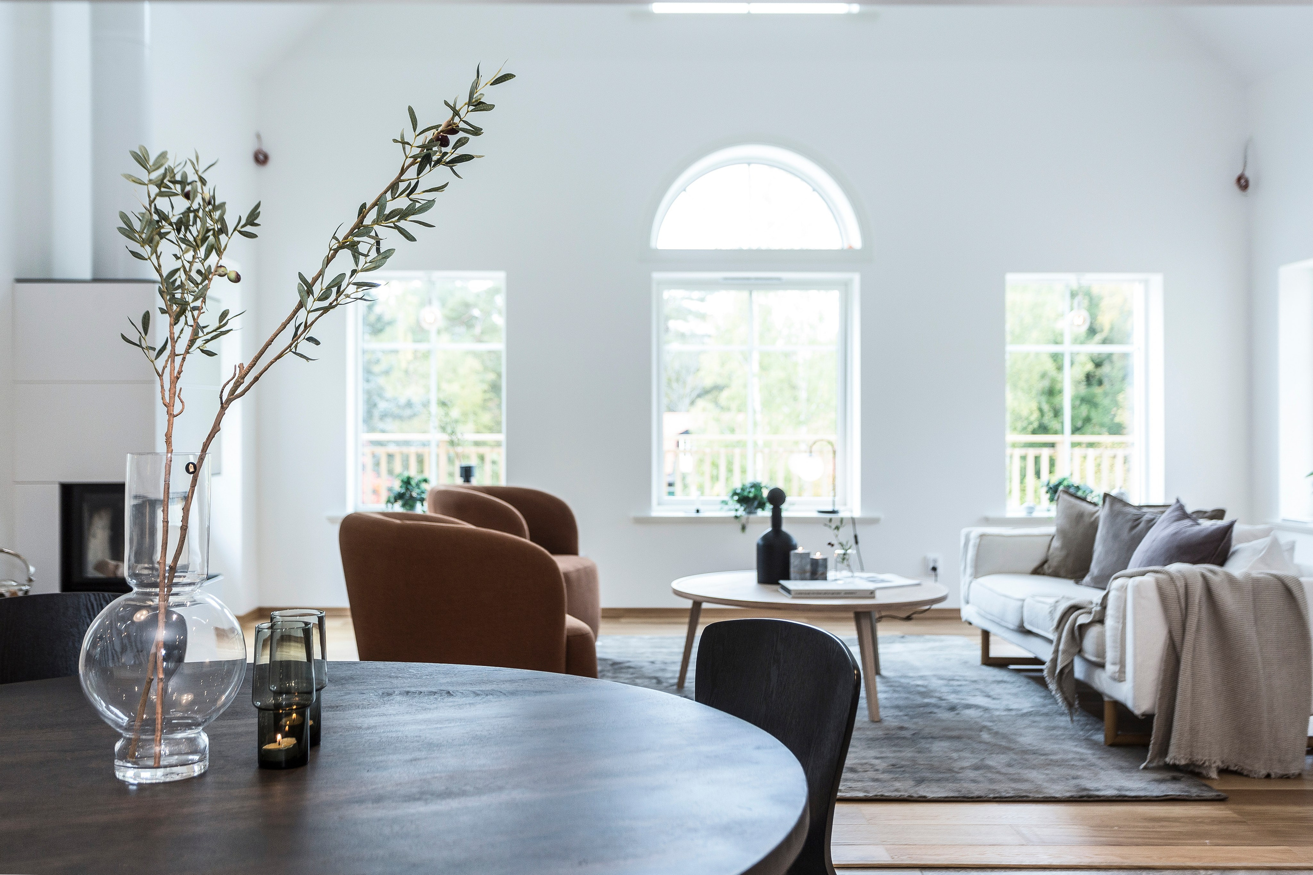 Villa i Stockholm med altan. InHome Design Stockholm – Interiördesign och homestyling i Stockholm